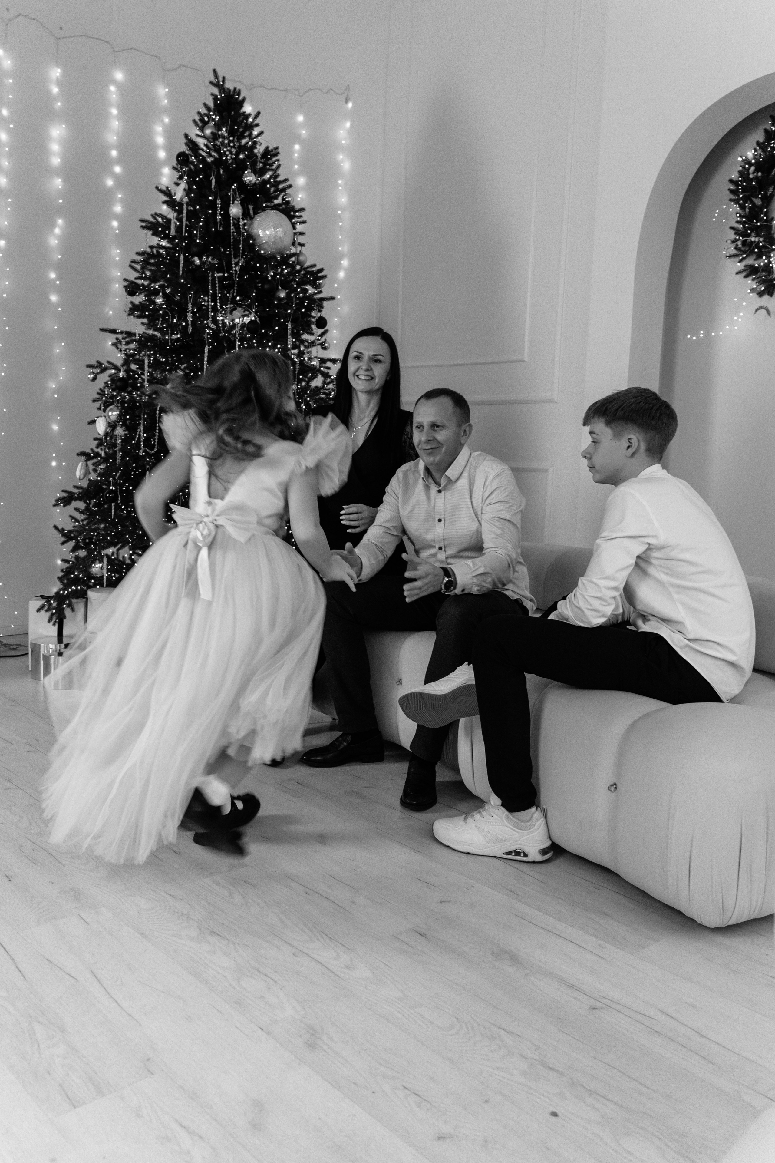 Новогодняя семейная история. Ваш семейный фотограф в Минске — Вика Трегубова