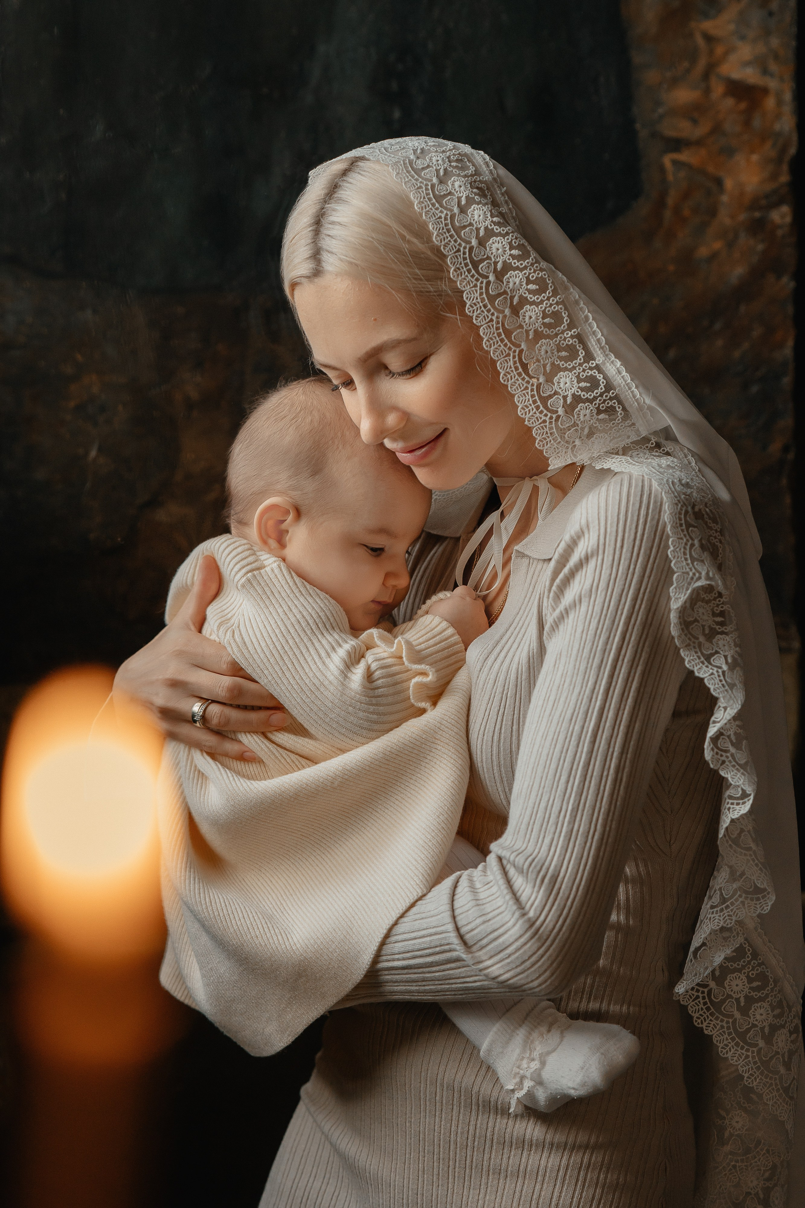 Таинство Крещения (постановочная съемка). Moscow_CPC