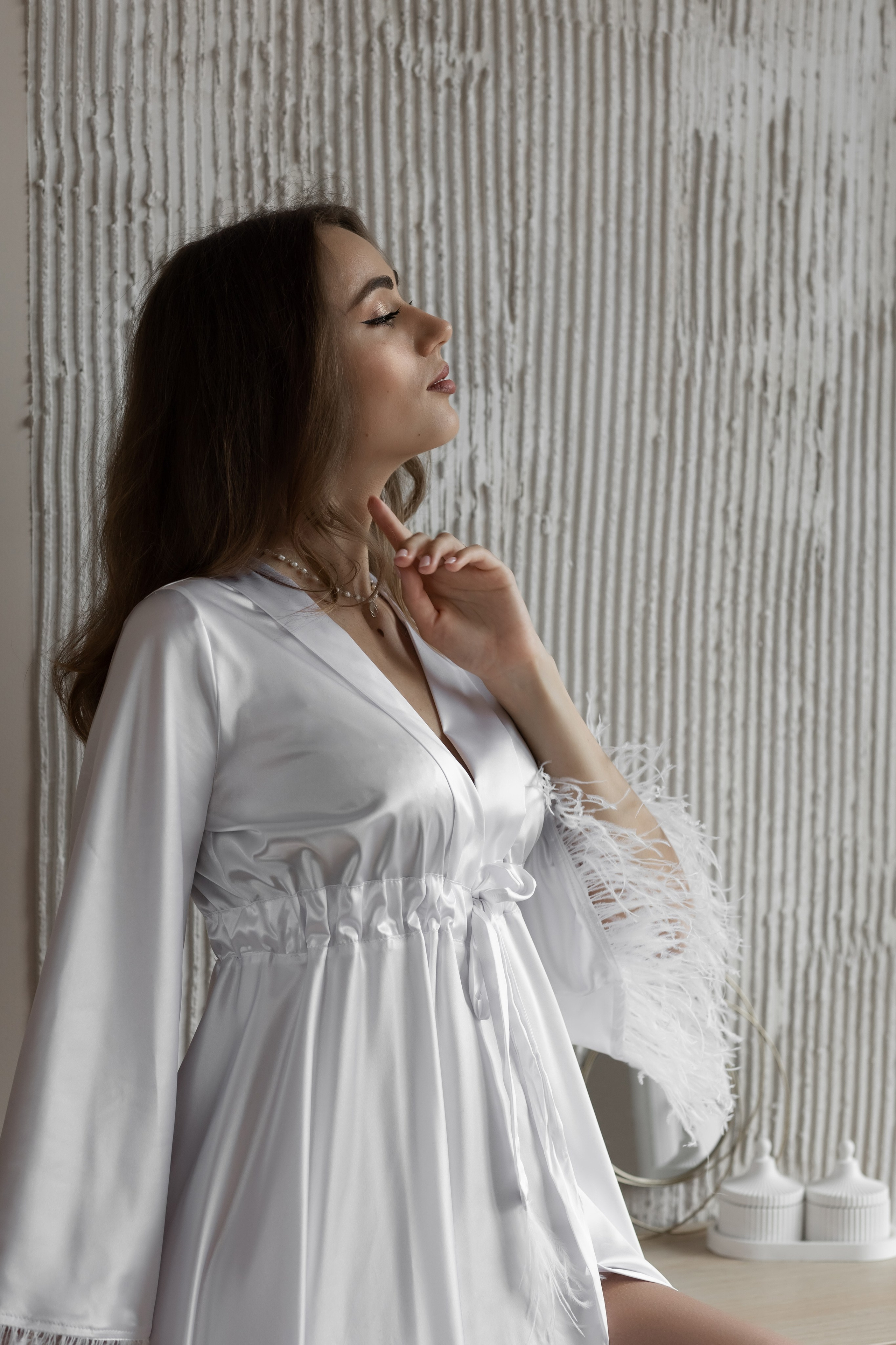 Даша — сборы невесты в студии. Свадебный фотограф, фотосъемка в Крыму, Севастополе, Симферополе, Ялте