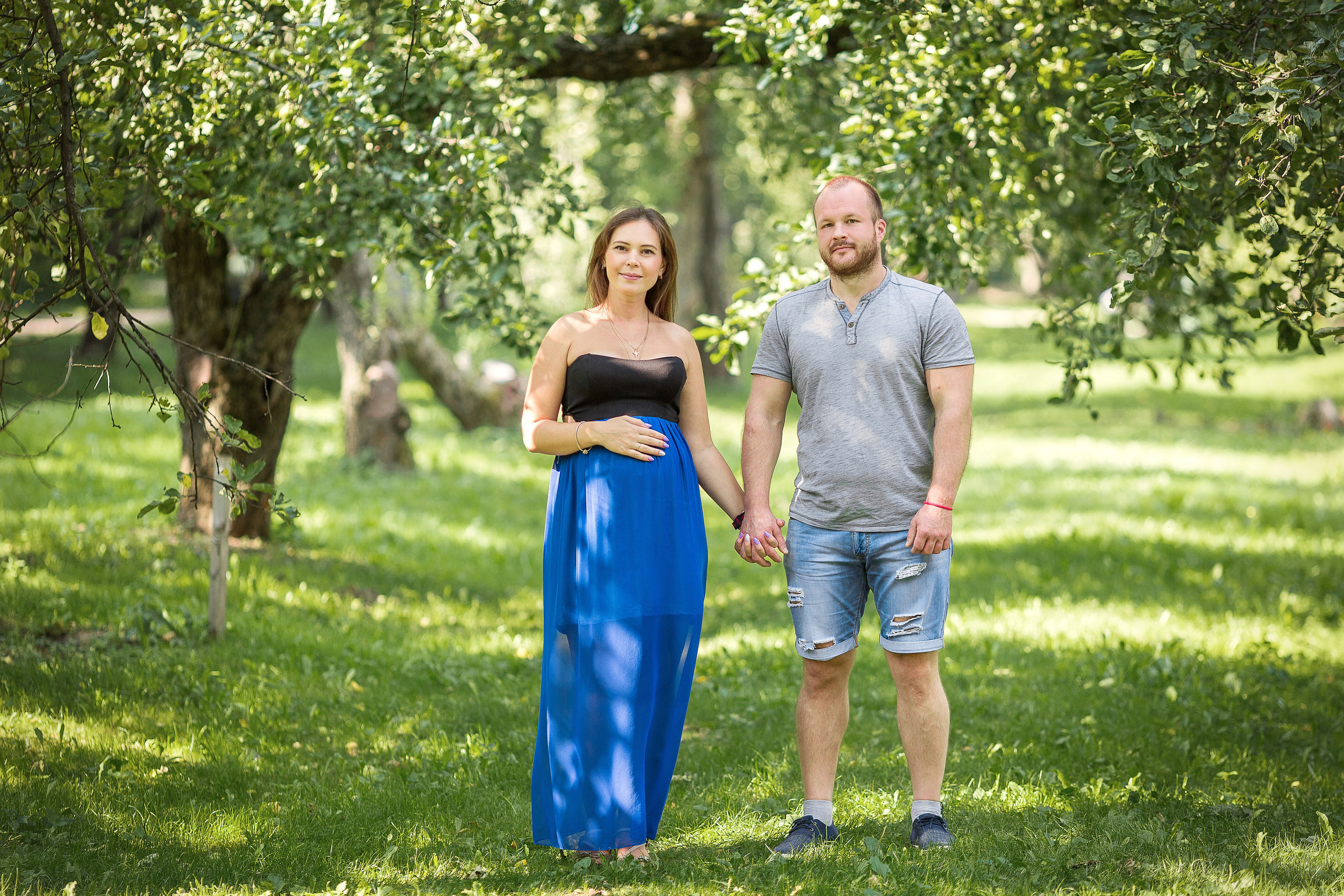 Наташа и Андрей. Фотограф на Крещение, семейный фотограф в Москве