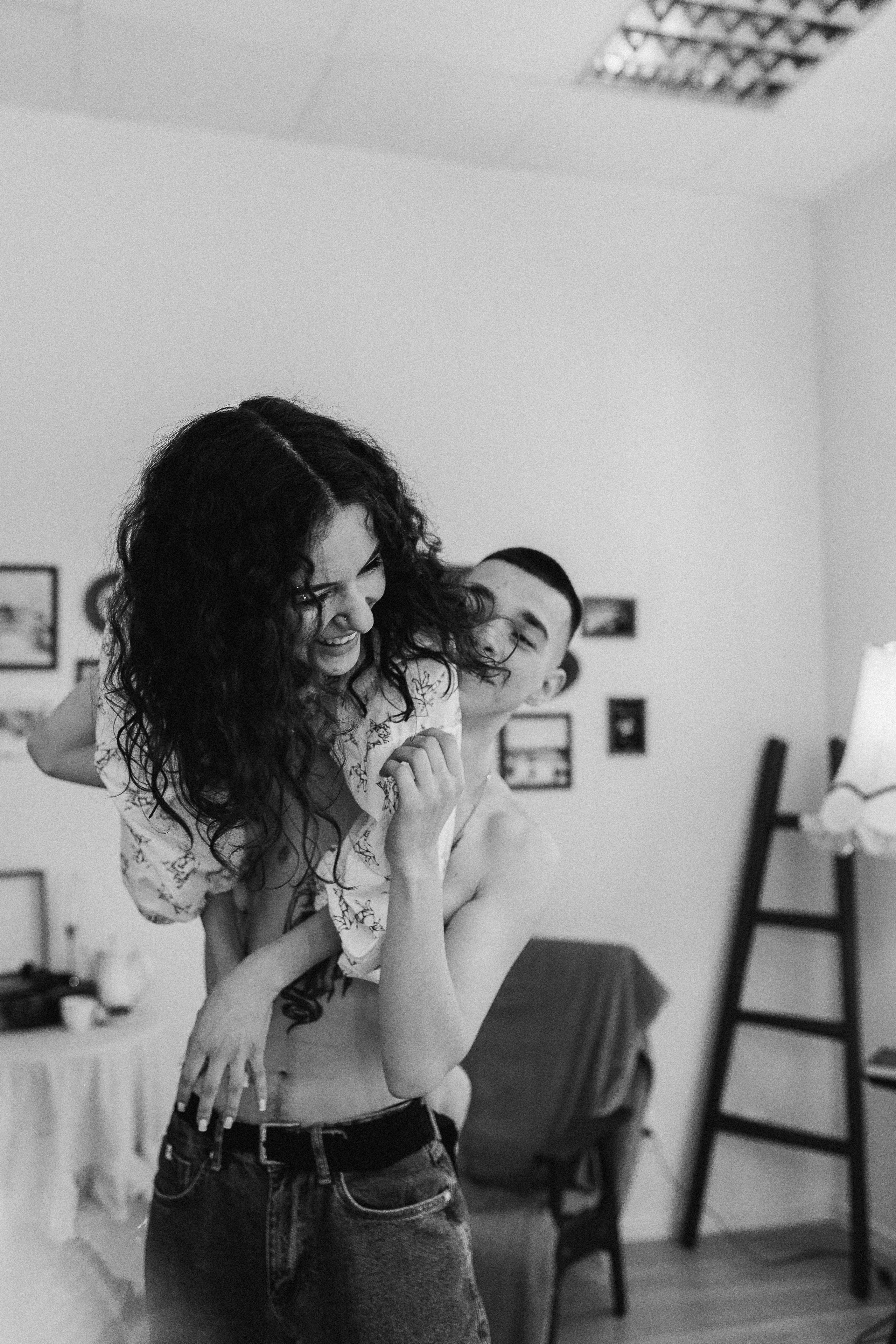 LoveStory Никита и Лиза в студии. Фотограф Санкт-Петербург Князева Елизавета