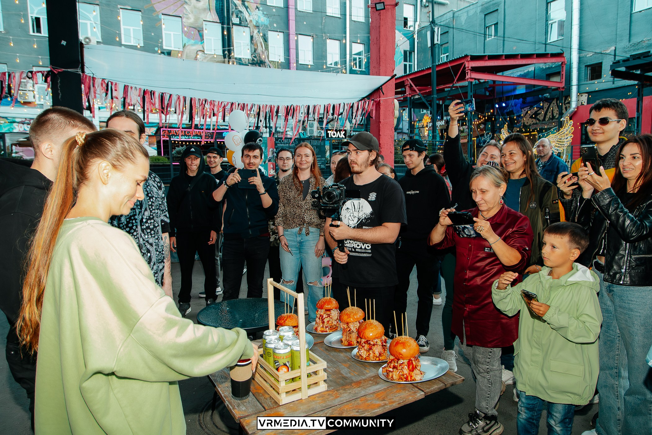 Открытие бургерной лавки «Краснодарский парень»