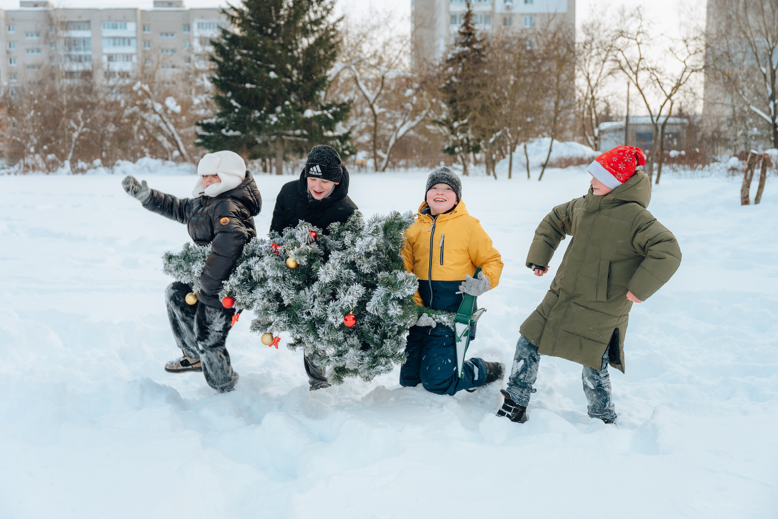 Зимние забавы. Детский и семейный фотограф Катерина Мишина
