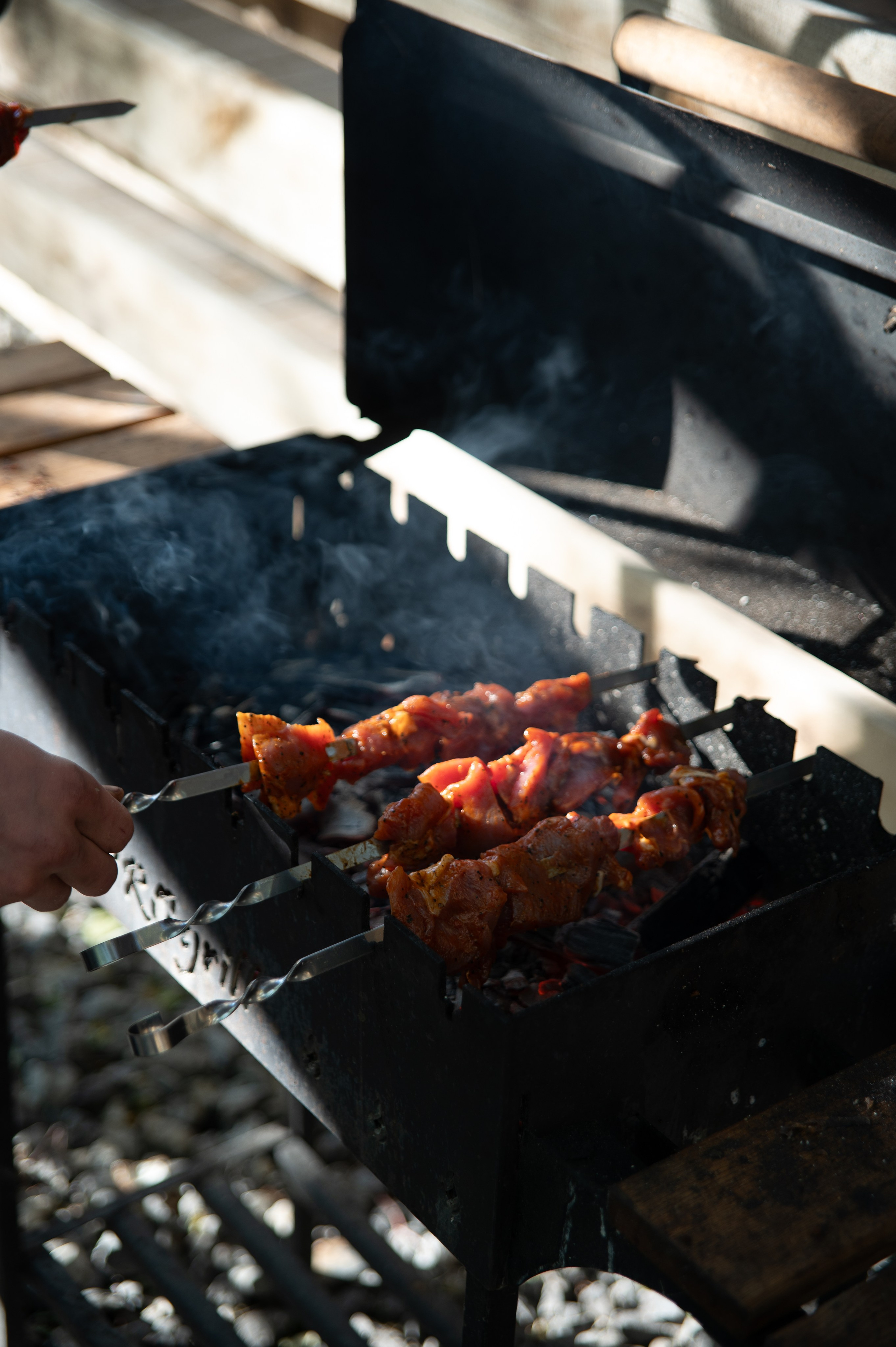 food фотограф Тимур Хабибуллин Уфа - жарится шашлык