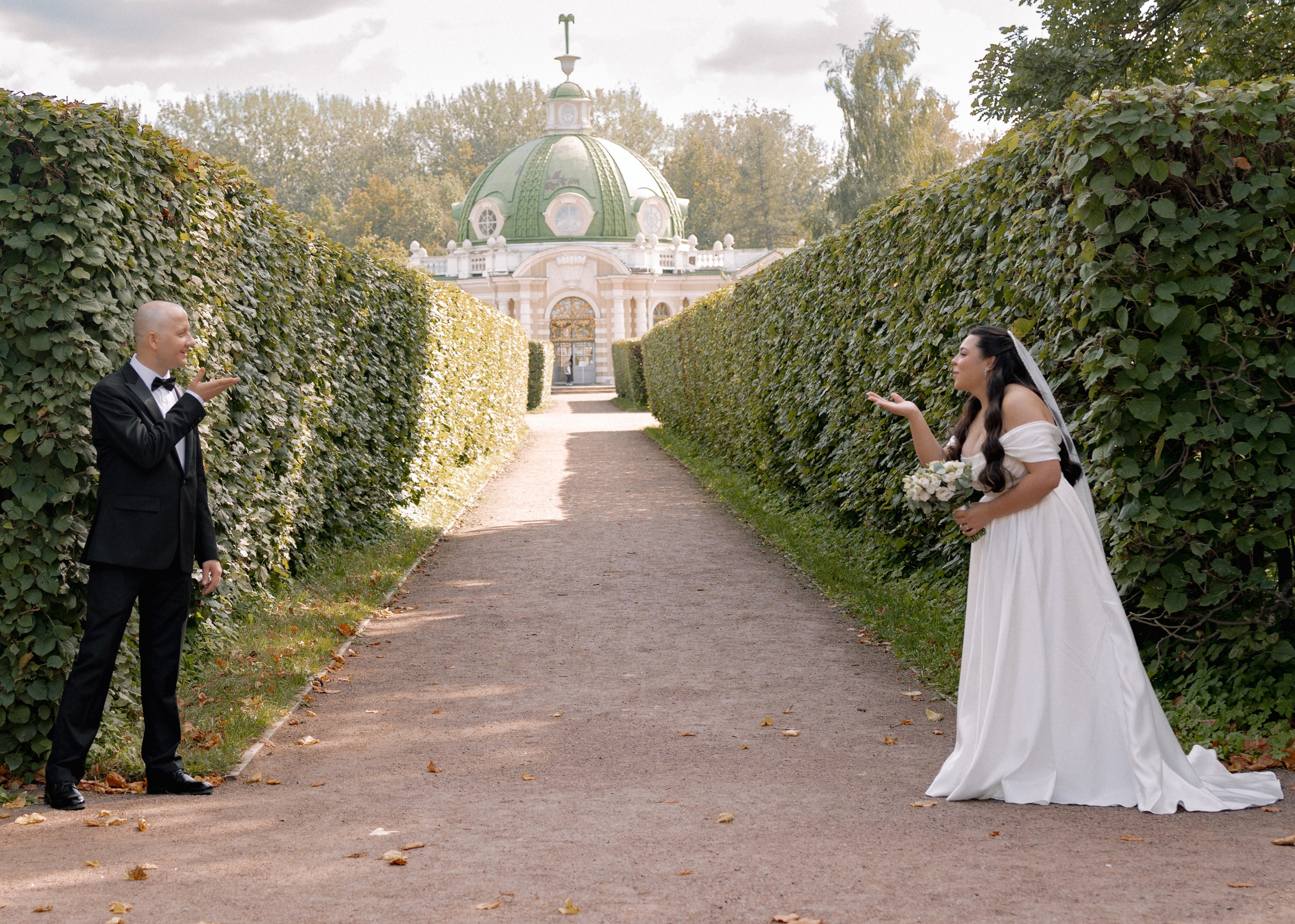 Свадьба в Кусково. Семейный фотограф в Москве Алёна Чача