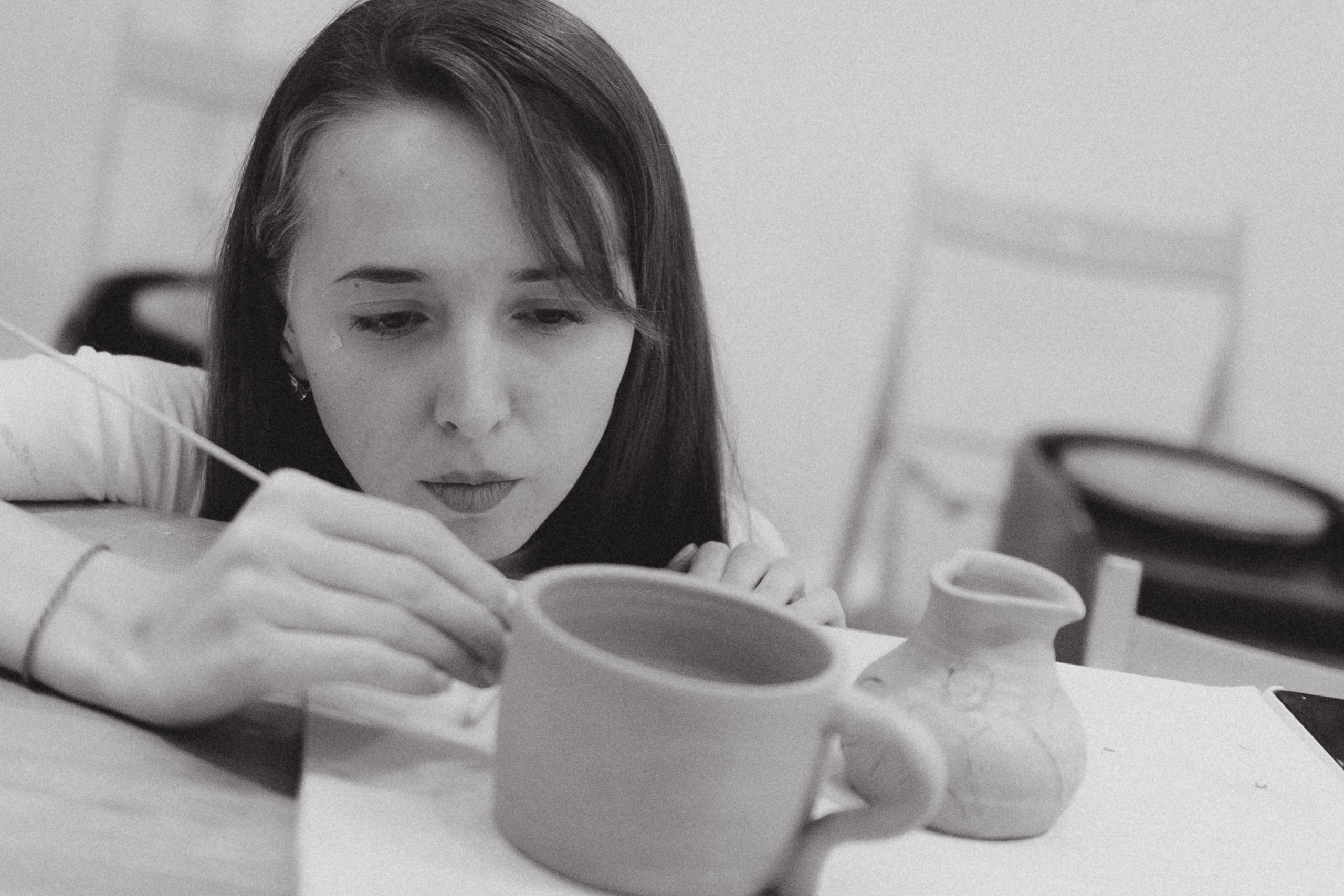 Фотосессия в гончарной мастерской в Калининграде. Портретный фотограф в Калининграде Рита Холодова