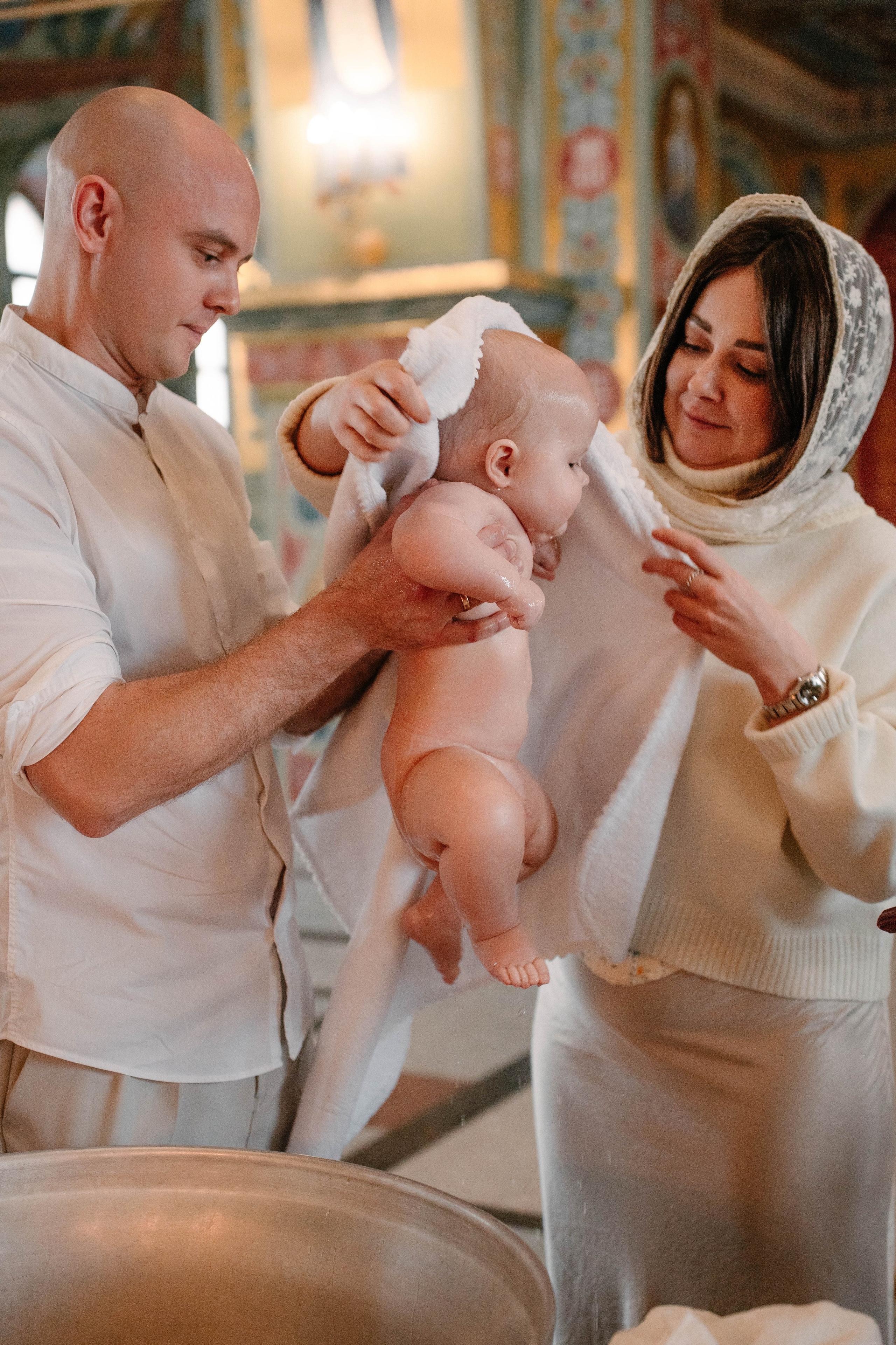 Таинство Крещения Тимофея. Свадебный и семейный фотограф в Воронеже Анастасия Бойко