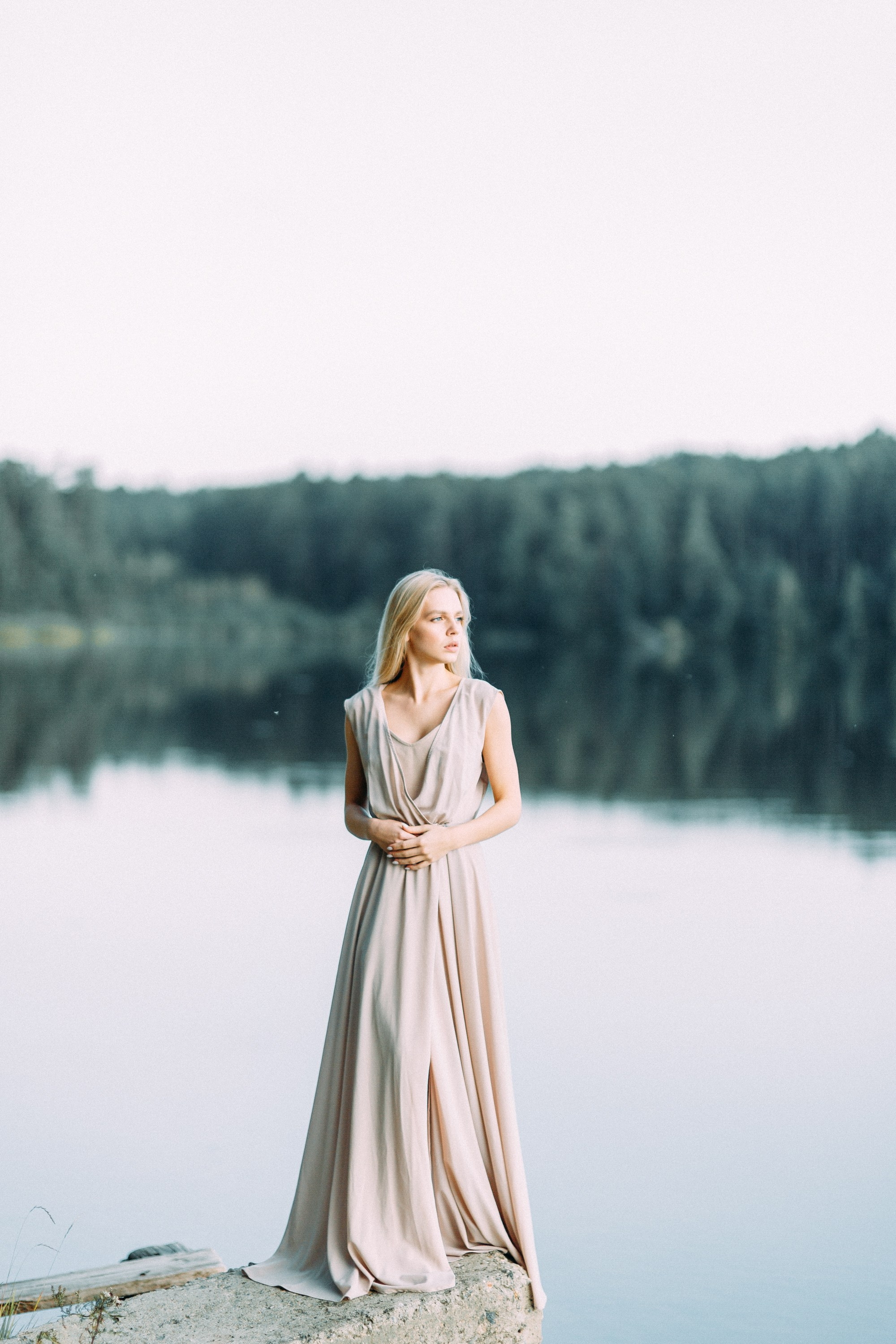 Закатная съемка на озере Тургояк