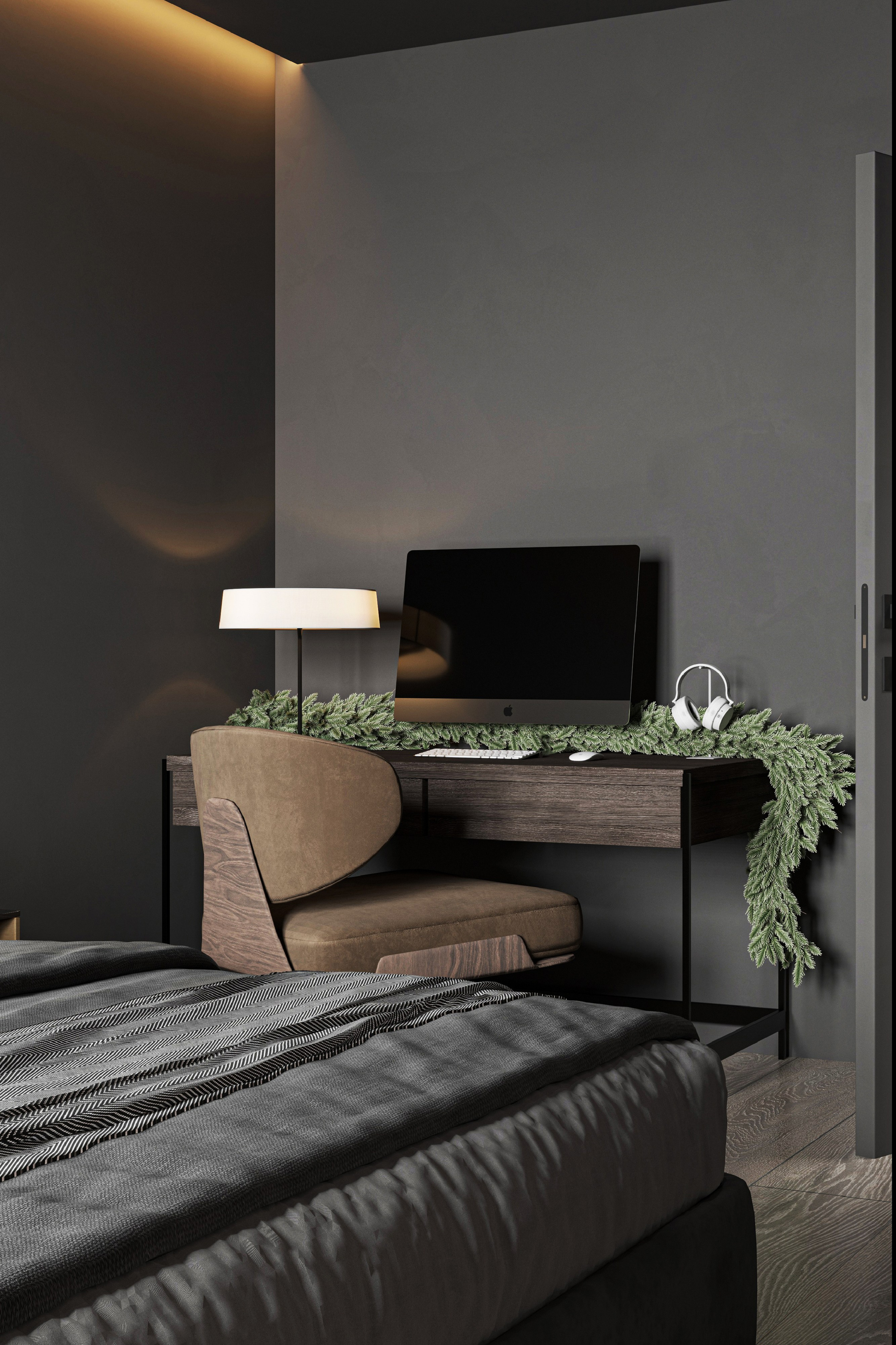 3д визуализация кв. 55 м² г.Санкт-Петербург. Ксения. 3D‑визуализатор