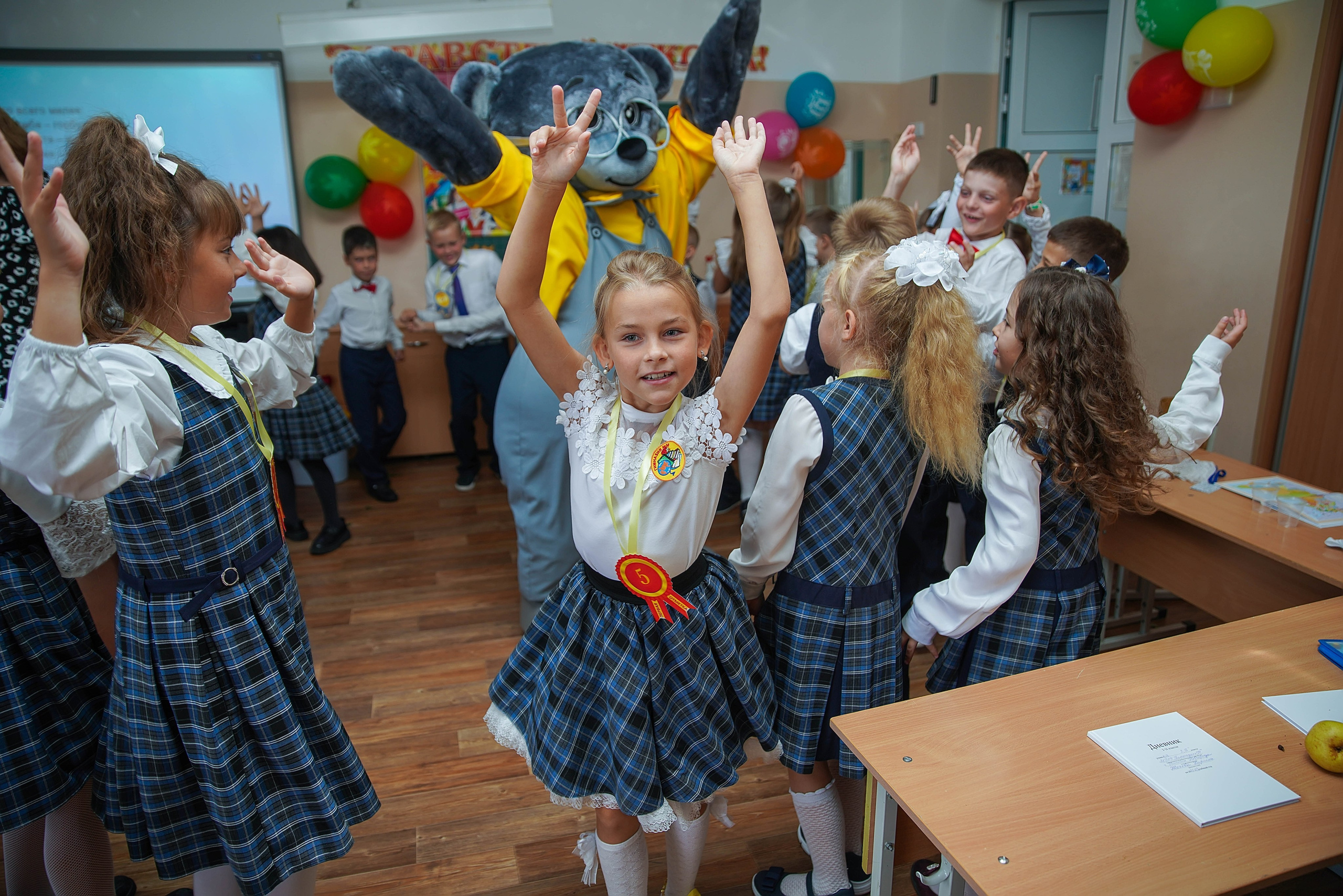 Праздник в классе. Семейный и детский фотограф в Нижнем Новгороде