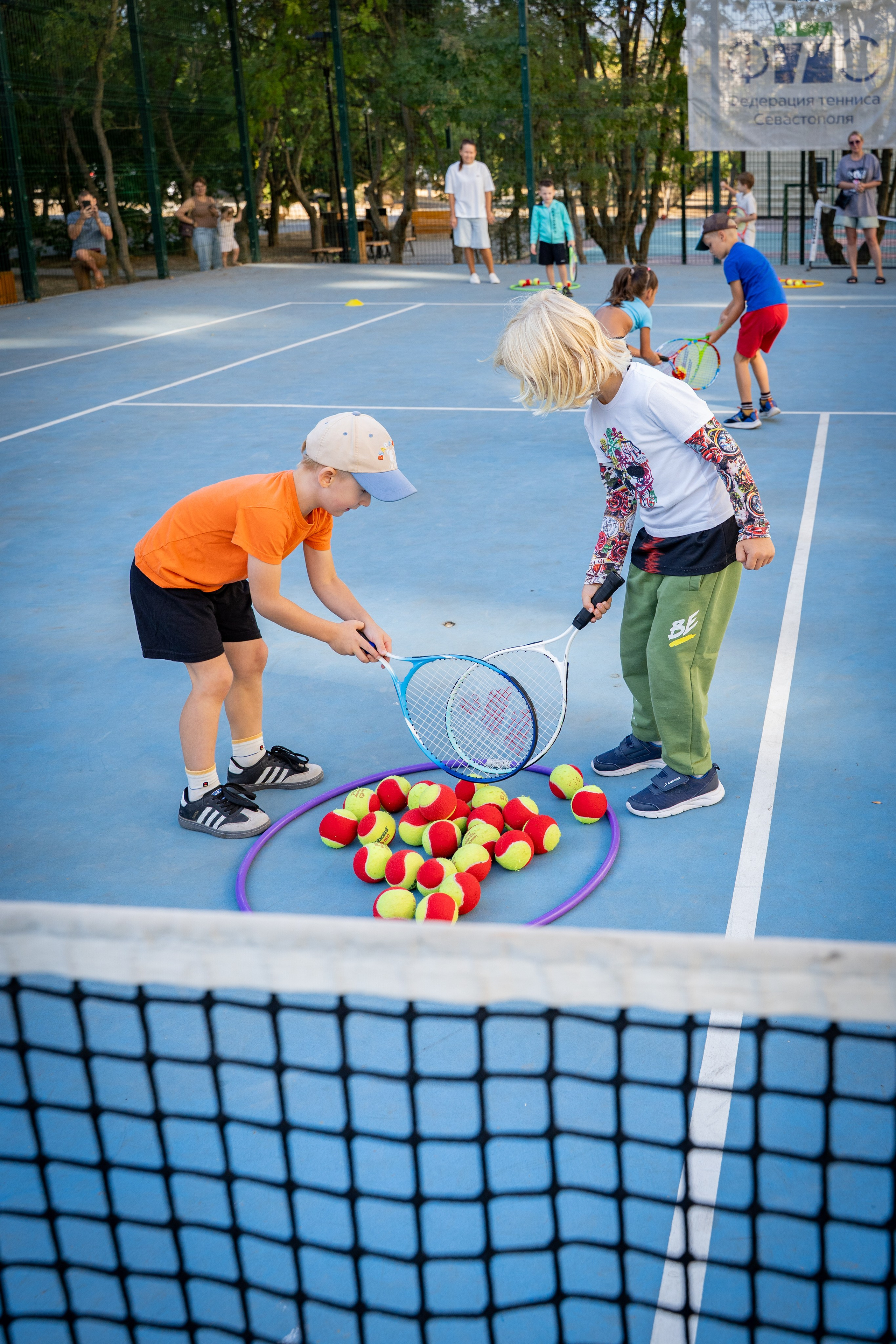 Федерация тенниса Севастополь. Малыши. Анастасия Дунаева. Фотограф в Севастополе