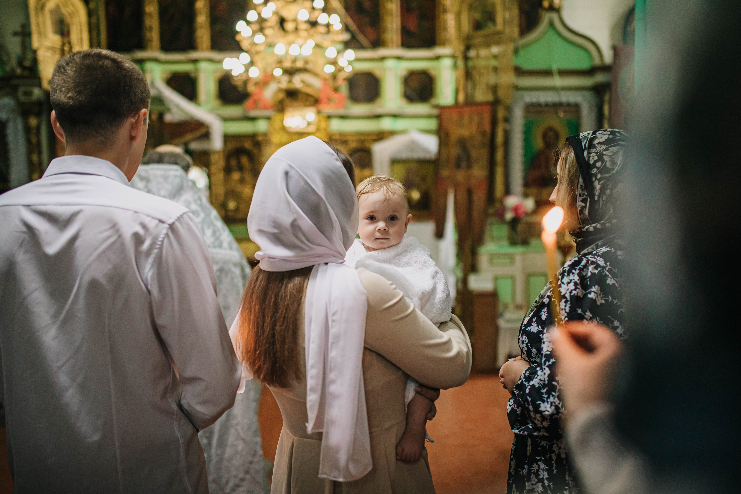 Крещение Варвары. Фотограф Дарья Маташкова