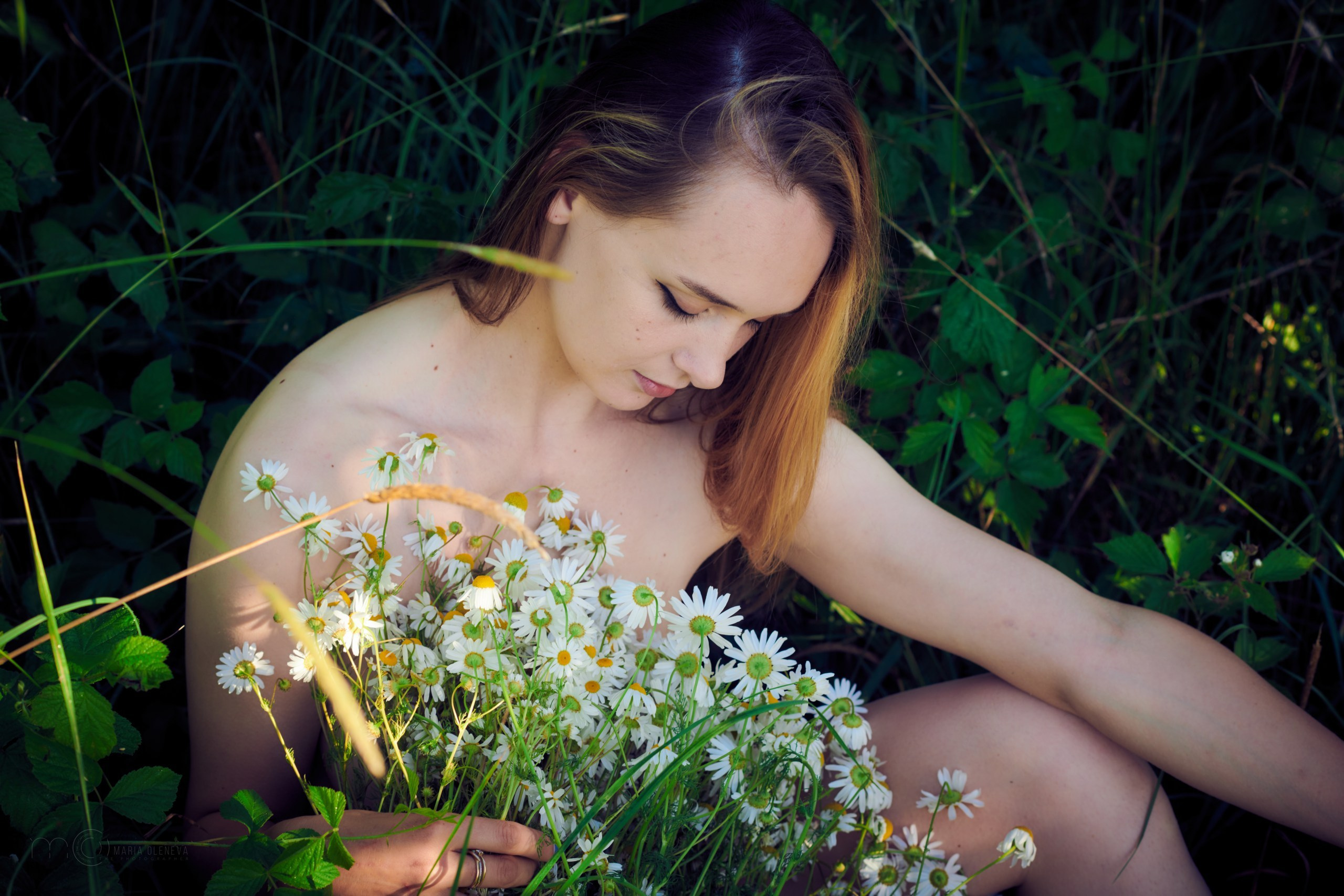 В ромашках. Фотограф Мария Оленева