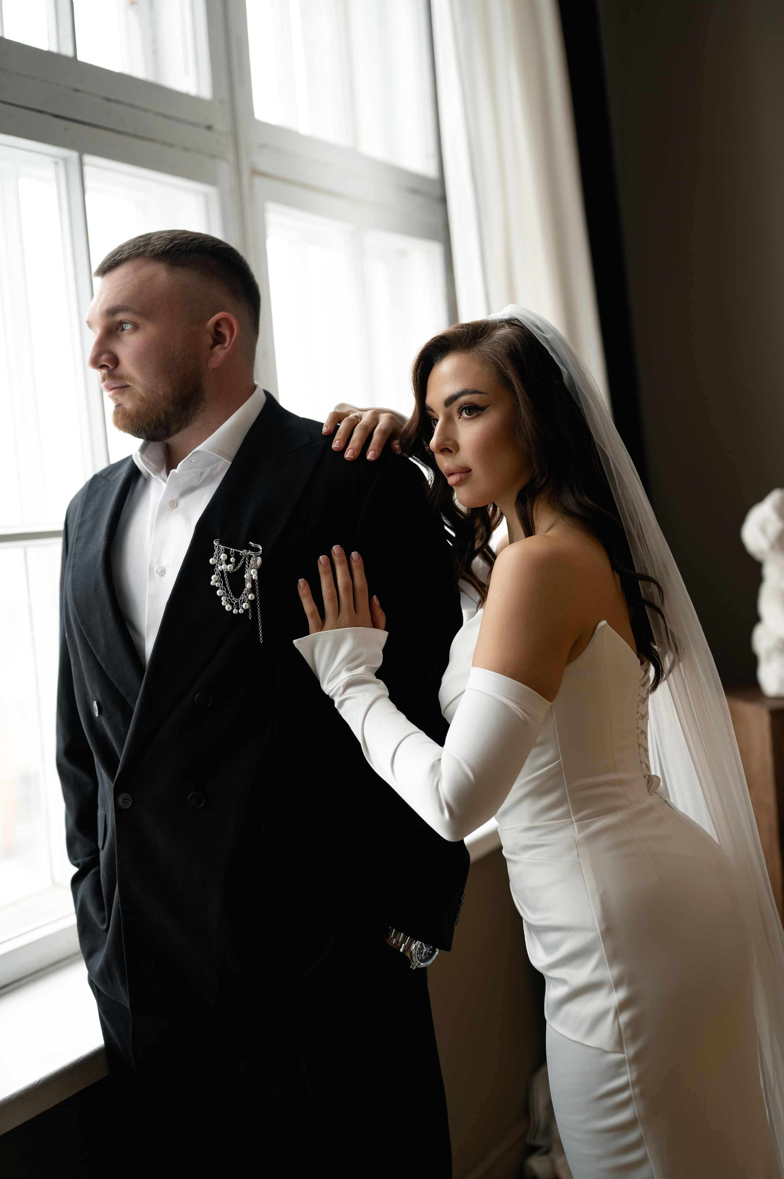 Свадебная фотосессия в студии. Свадебный и семейный фотограф в Краснодаре Алина Мельник