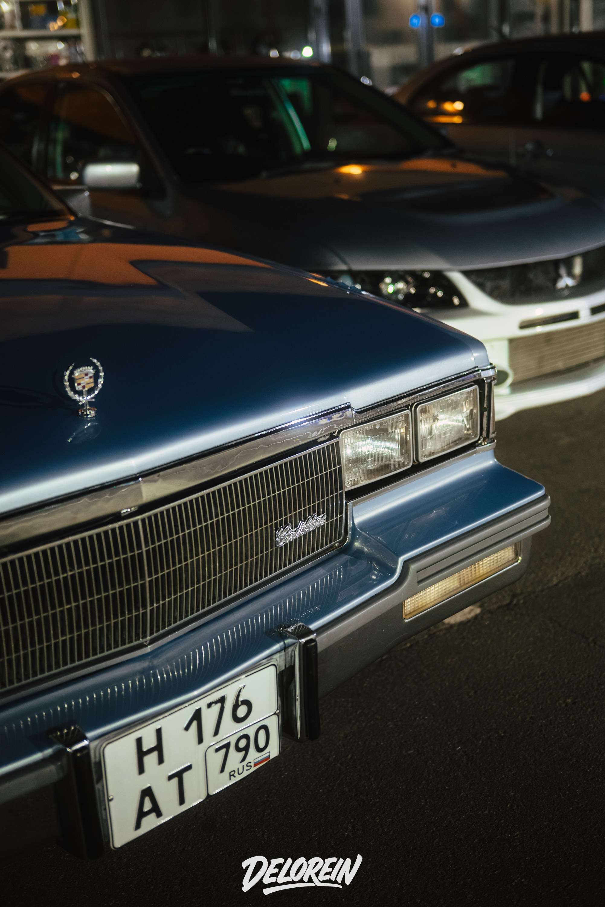 Cadillac Fleetwood небесно голубой. DeLorein