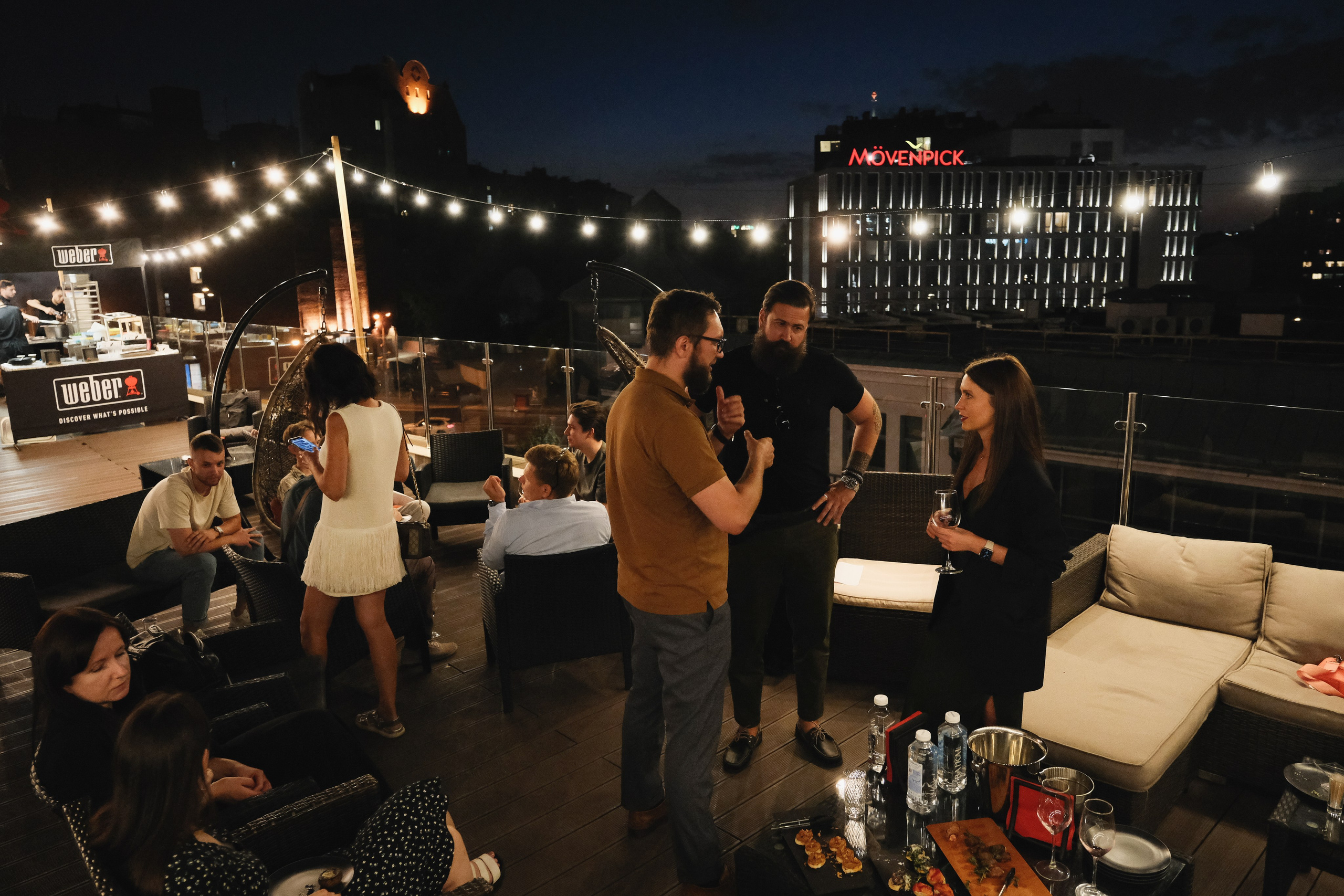 Вечеринка на крыше в Москве. Фотограф Михаил Ерохин | Москва