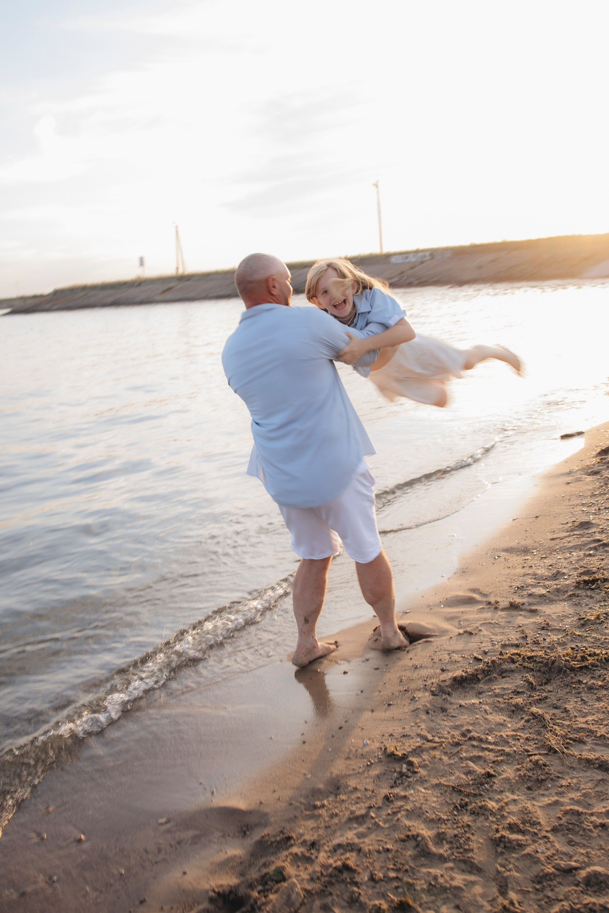 Прогулка на закате. Фотограф Новосибирск