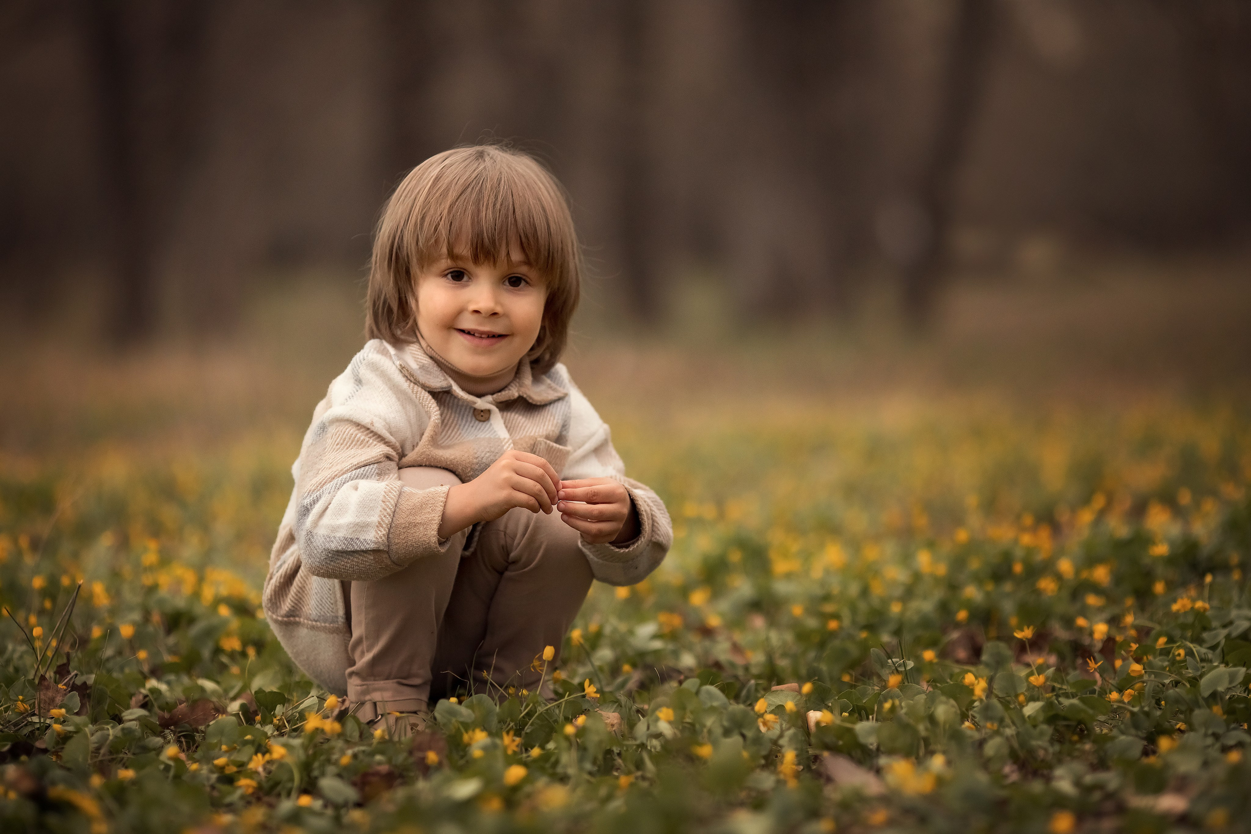 Шоколадная весна. Семейный и детский фотограф в Саратове Полина Коткина
