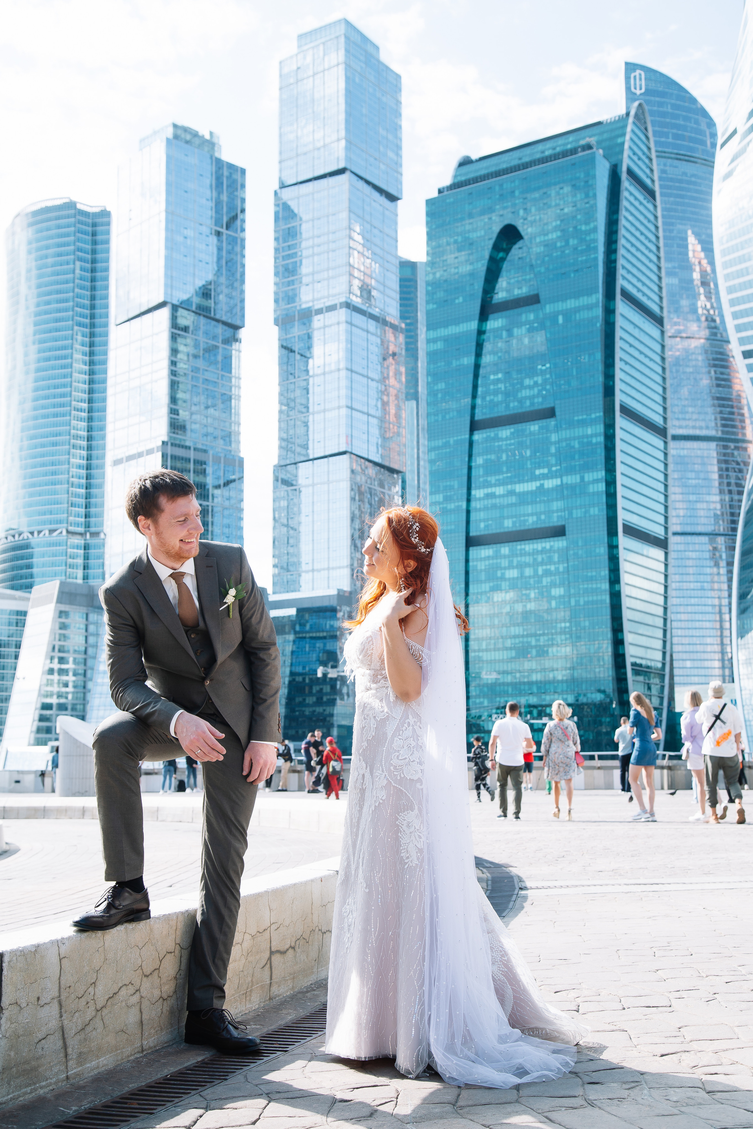 Свадьба на крыше. Свадебный Семейный Репортажный фотограф в Москве