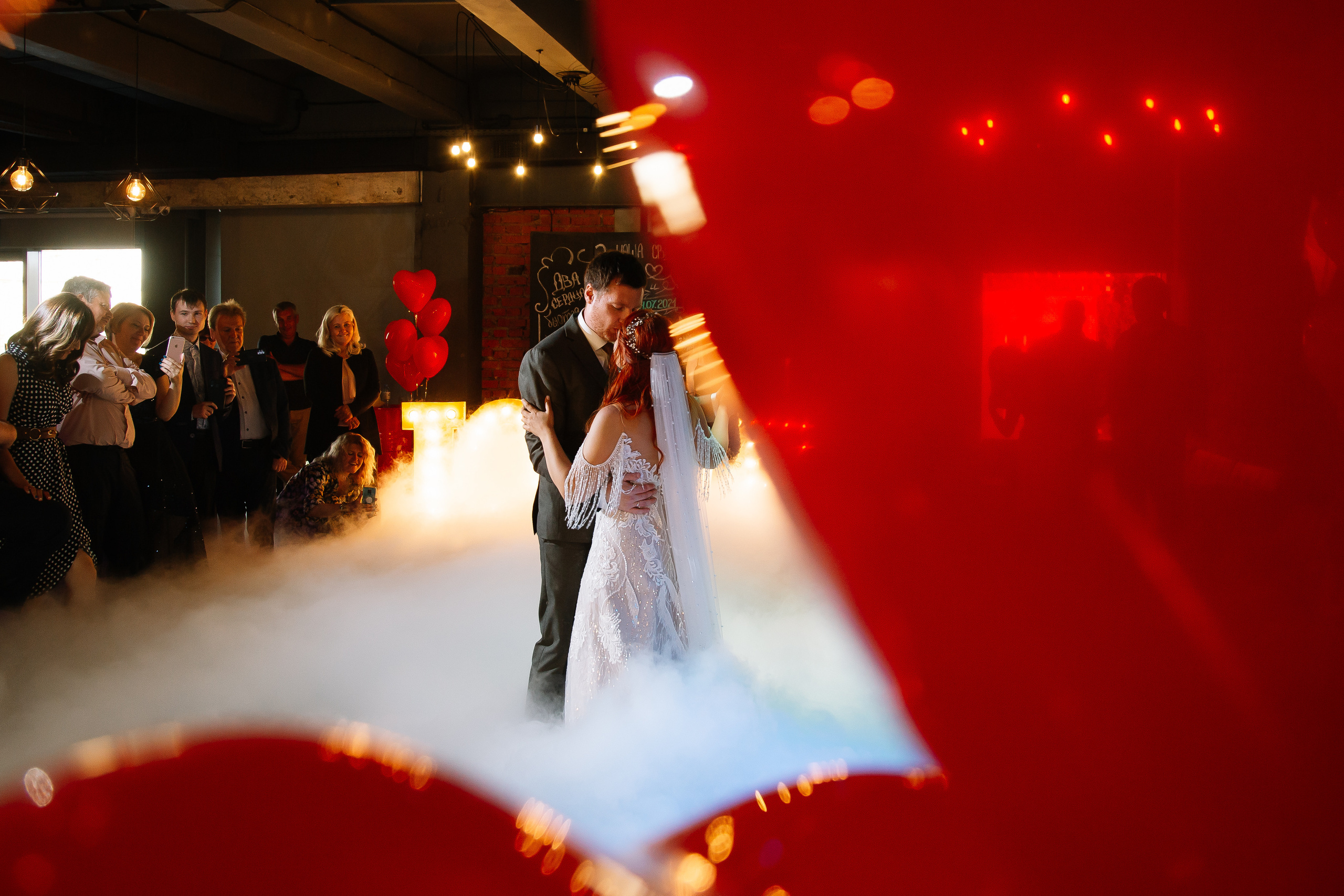 Свадьба на крыше. Свадебный Семейный Репортажный фотограф в Москве