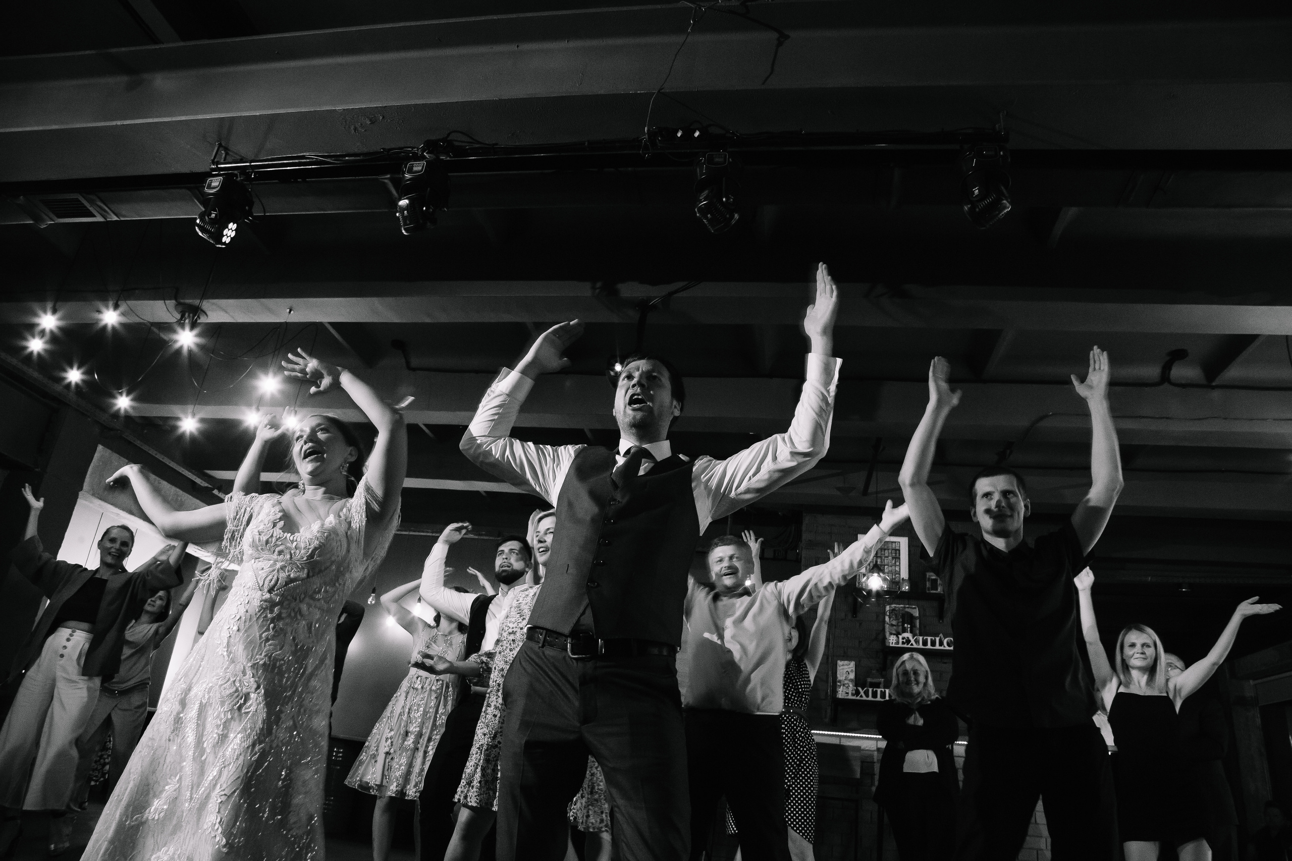 Свадьба на крыше. Свадебный Семейный Репортажный фотограф в Москве