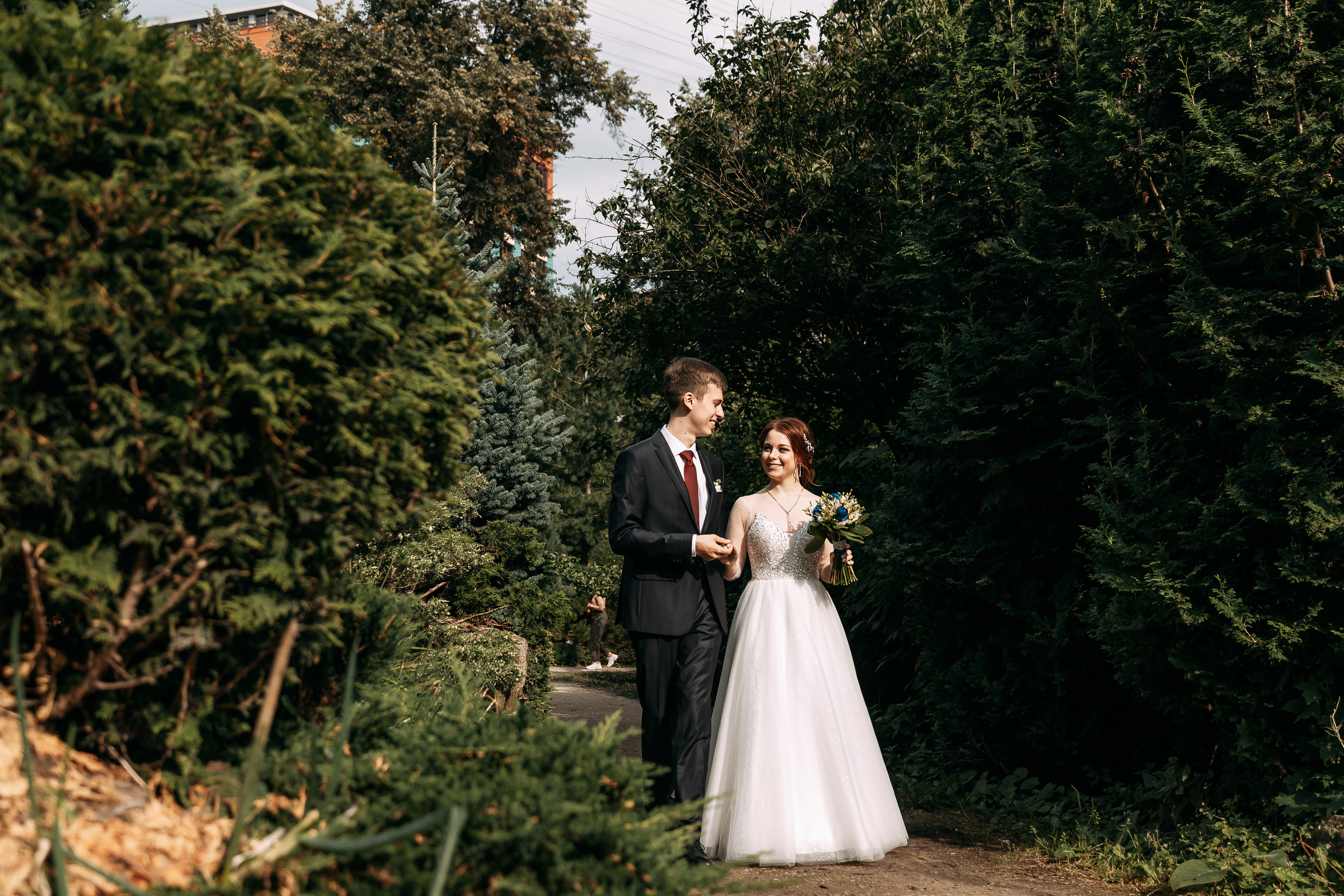 В ботаническом саду. Свадебный Семейный Репортажный фотограф в Москве