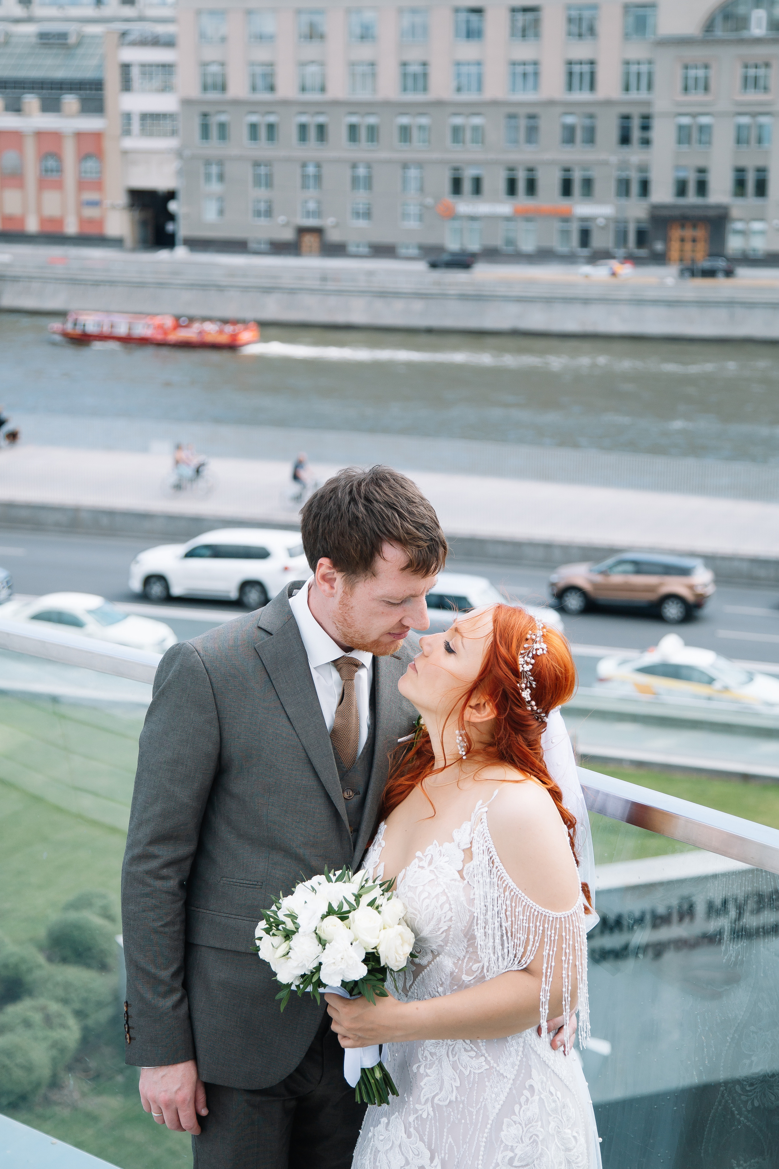 Свадьба на крыше. Свадебный Семейный Репортажный фотограф в Москве
