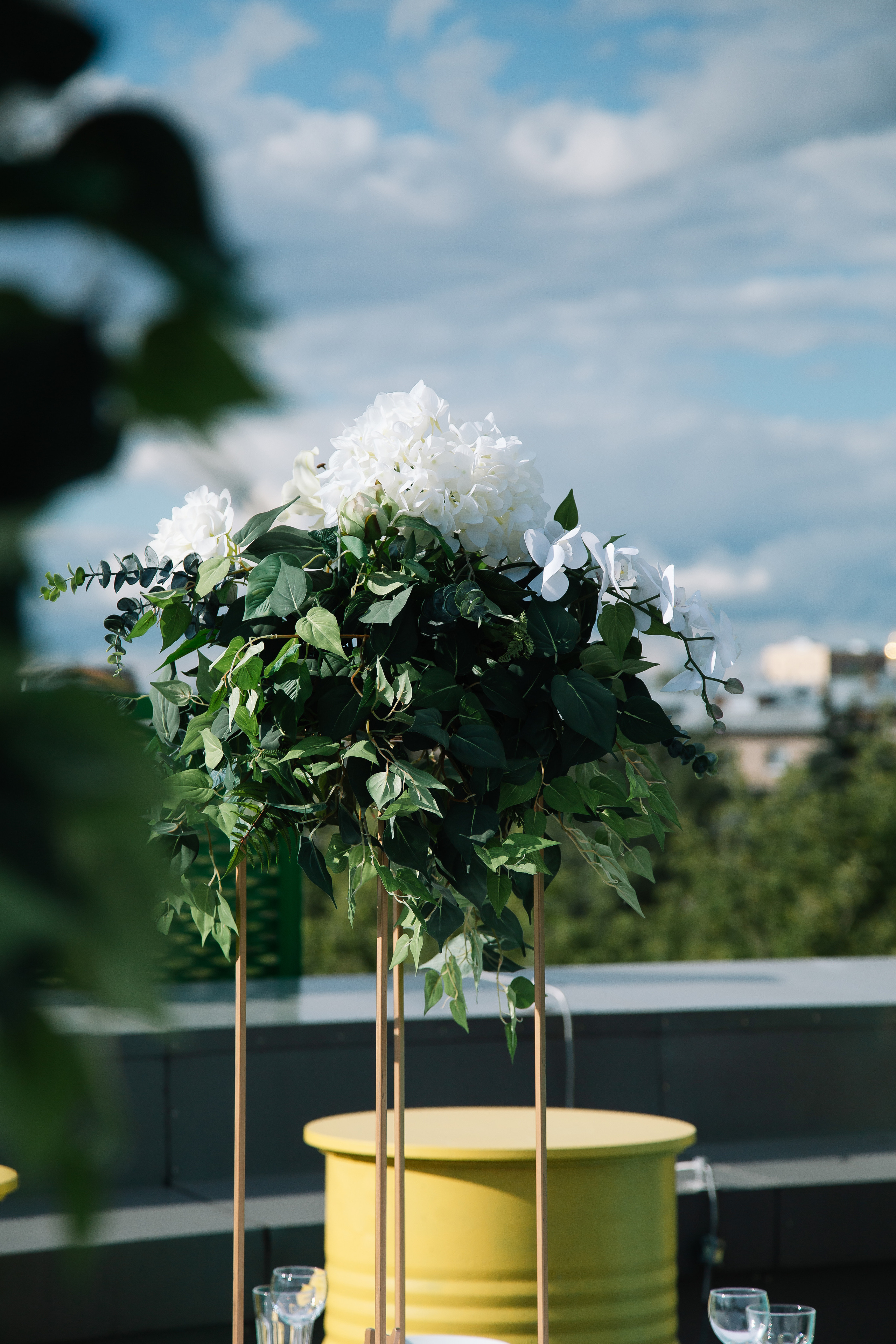 Свадьба на крыше. Свадебный Семейный Репортажный фотограф в Москве