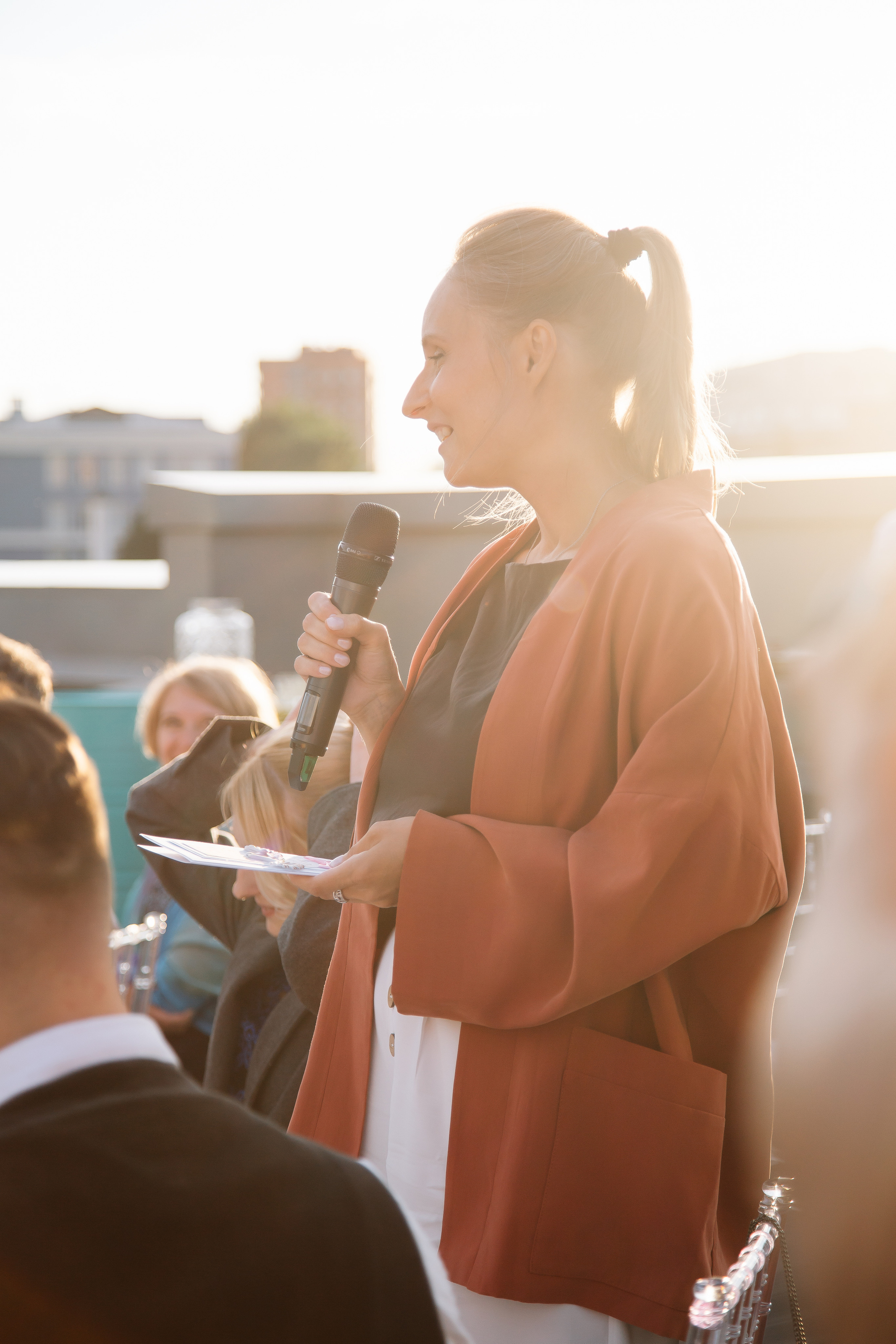 Свадьба на крыше. Свадебный Семейный Репортажный фотограф в Москве