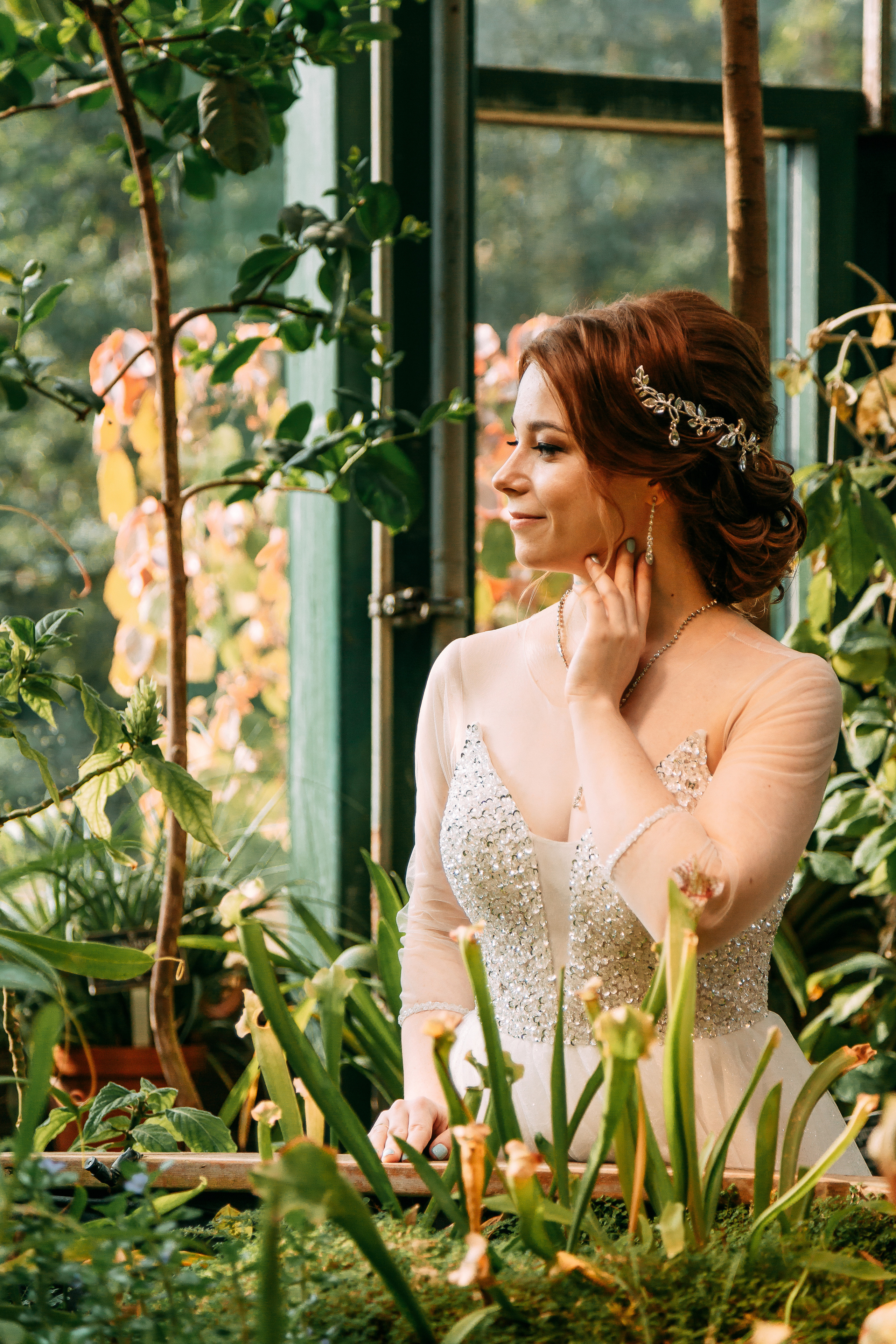 В ботаническом саду. Свадебный Семейный Репортажный фотограф в Москве