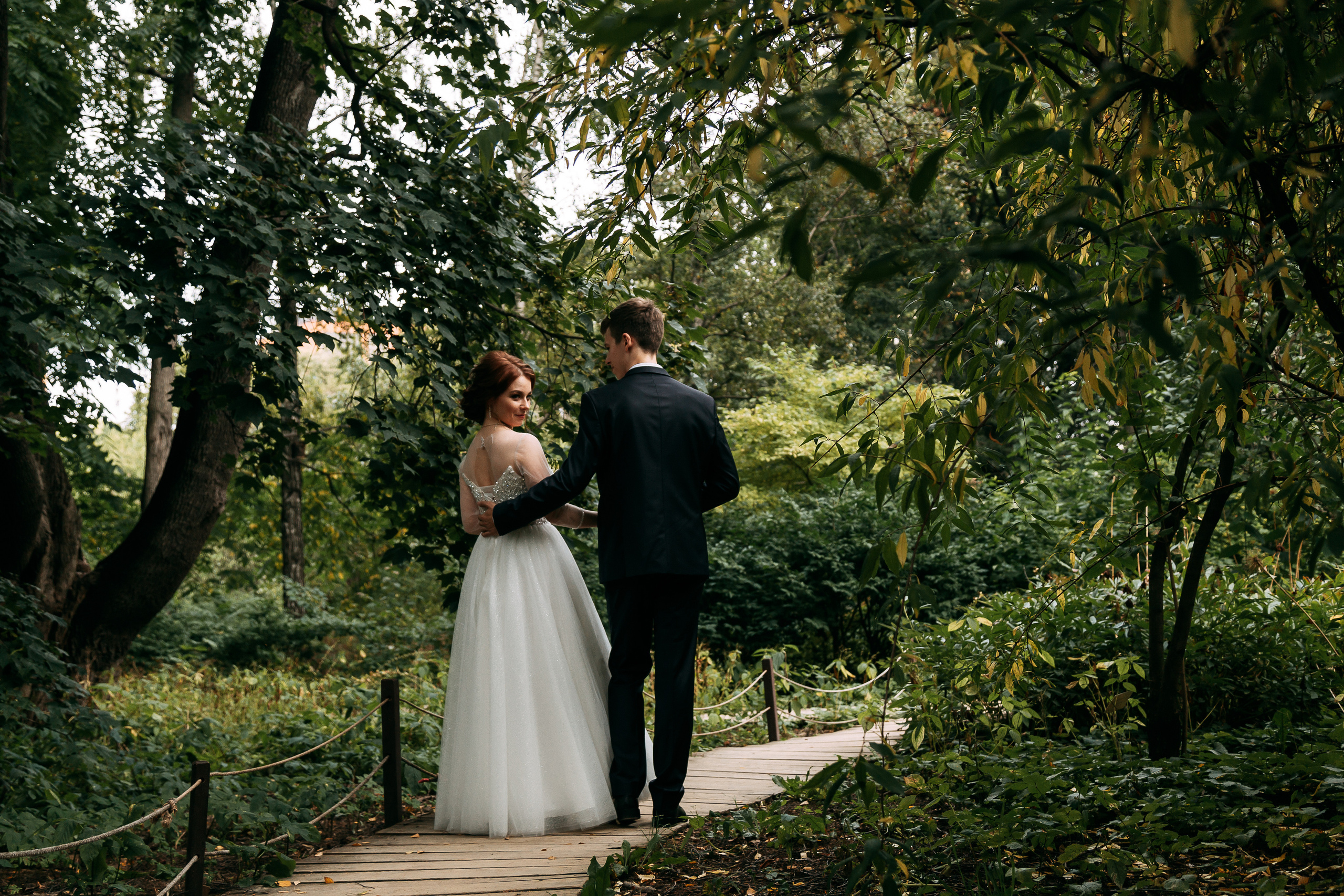 В ботаническом саду. Свадебный Семейный Репортажный фотограф в Москве