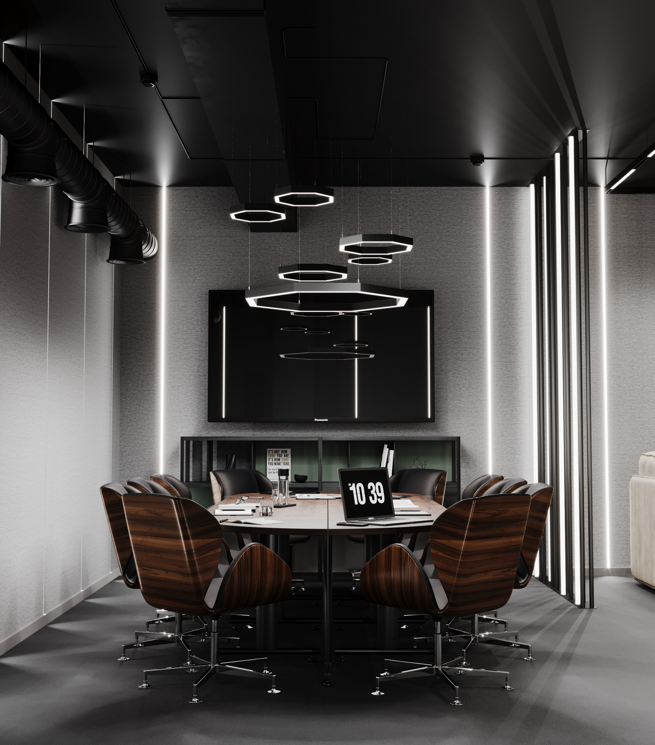 Кинотеатр-переговорная. 3D визуализатор в Москве Сердюк Владислав