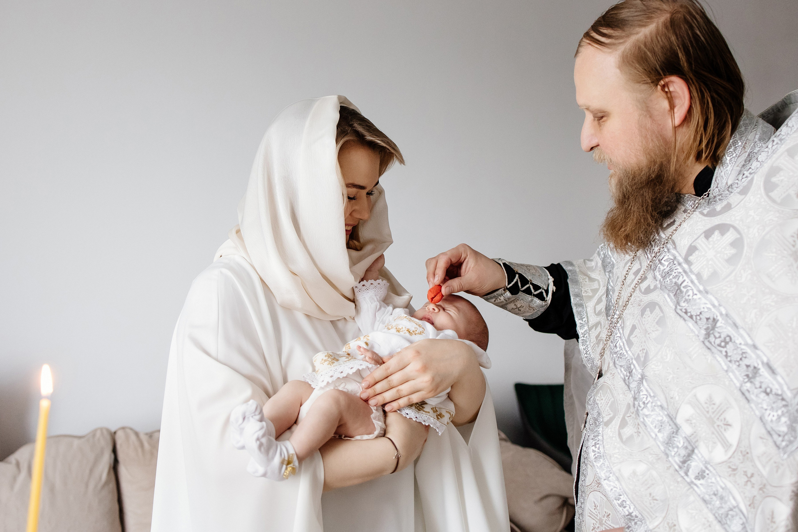 Крещение Стефании. Свадебный и семейный фотограф Екатерина Иванова