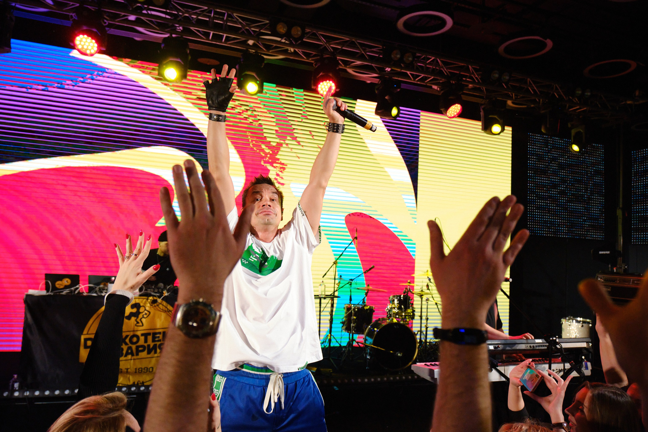 Новогодний корпоратив РБК + концерт Дискотека авария. Профессиональный фотограф в Москве Павел Жданов