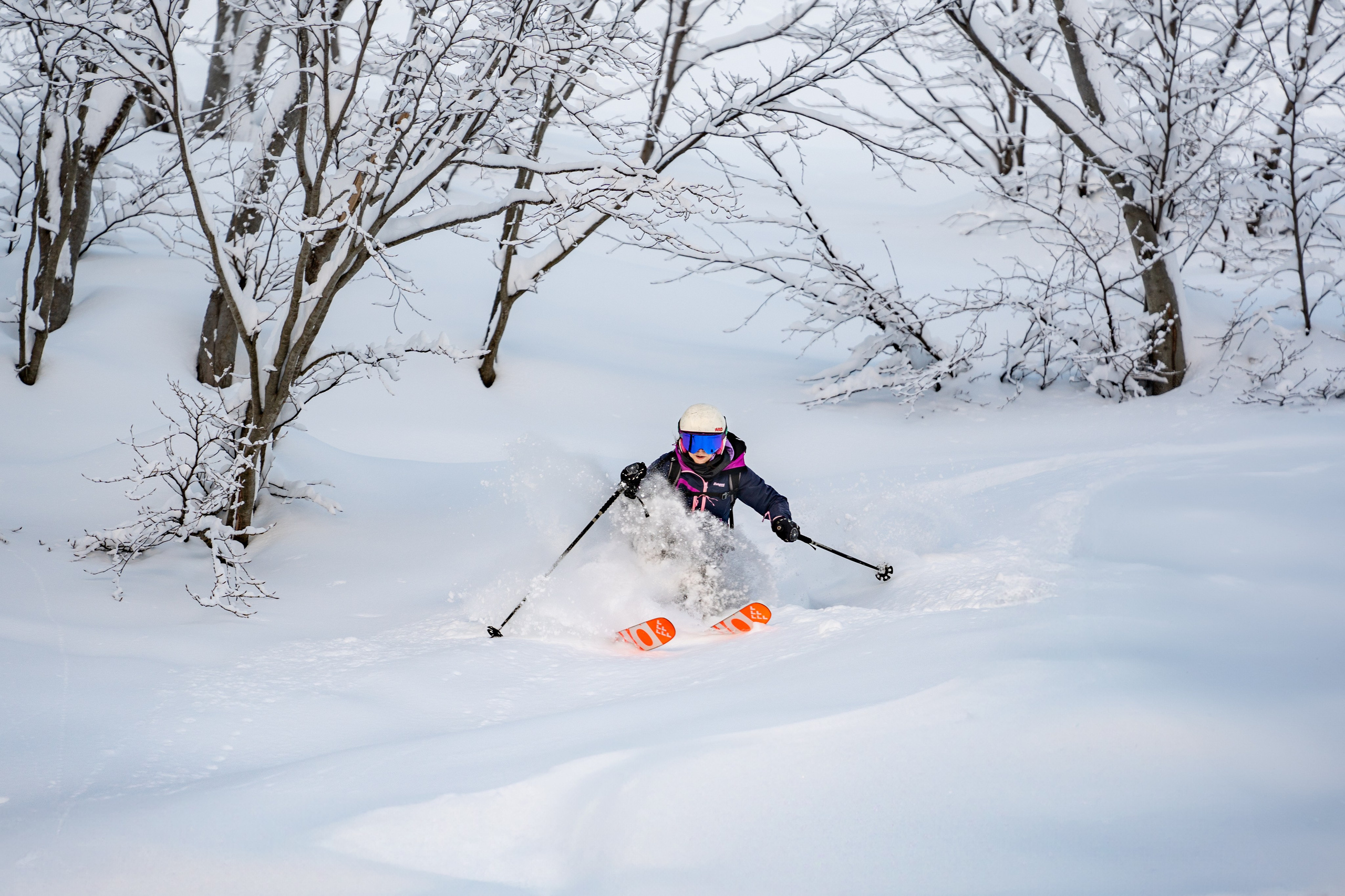 Внетрассовое катание в рамках фрирайд кэмпа с Еленой Ануфриковой. Репортажный фотограф в Красной Поляне и Сочи Павлюченко Екатерина