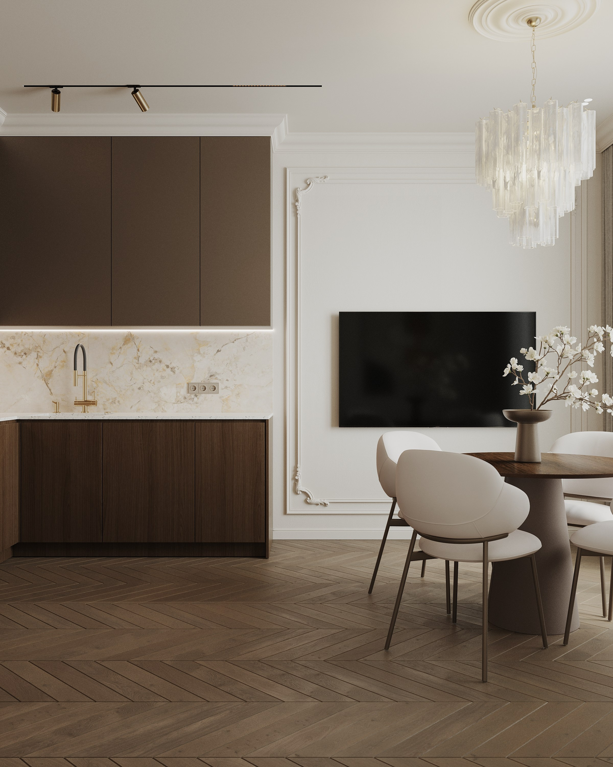 ЖК The One 65 кв.м, г. Санкт-Петербург. 3d визуализатор Анастасия Науменко