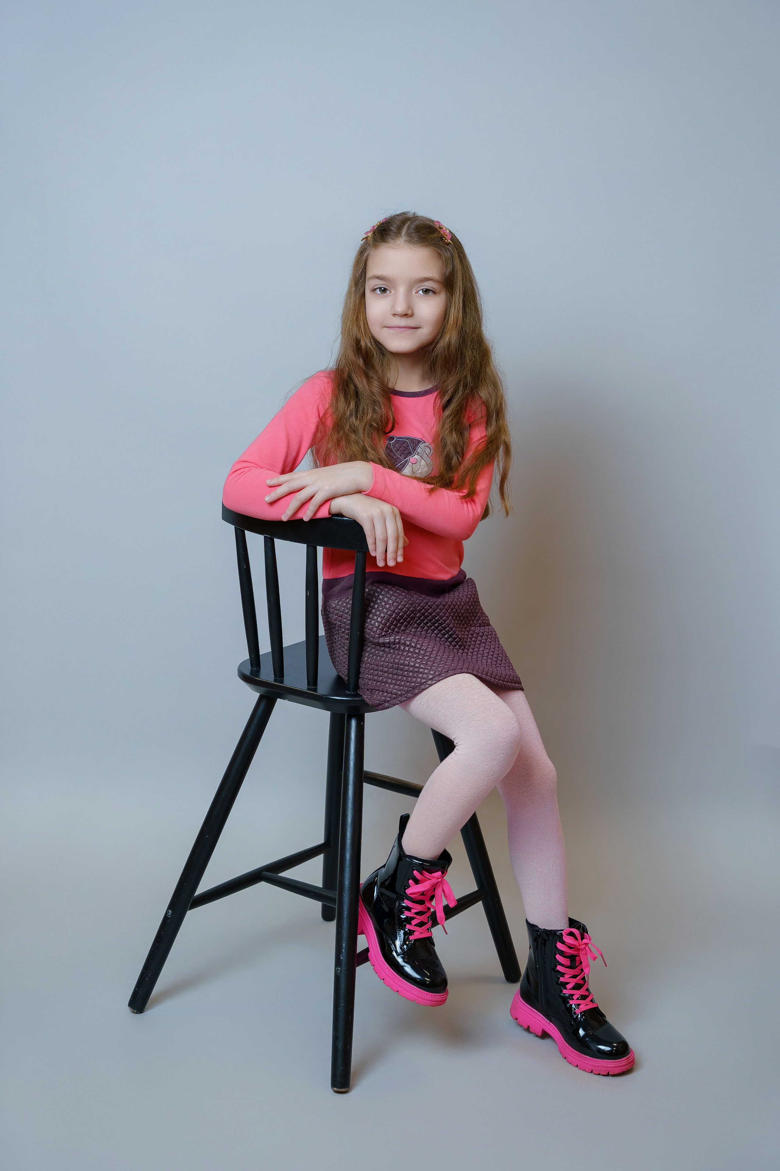 Студийная съемка в саду