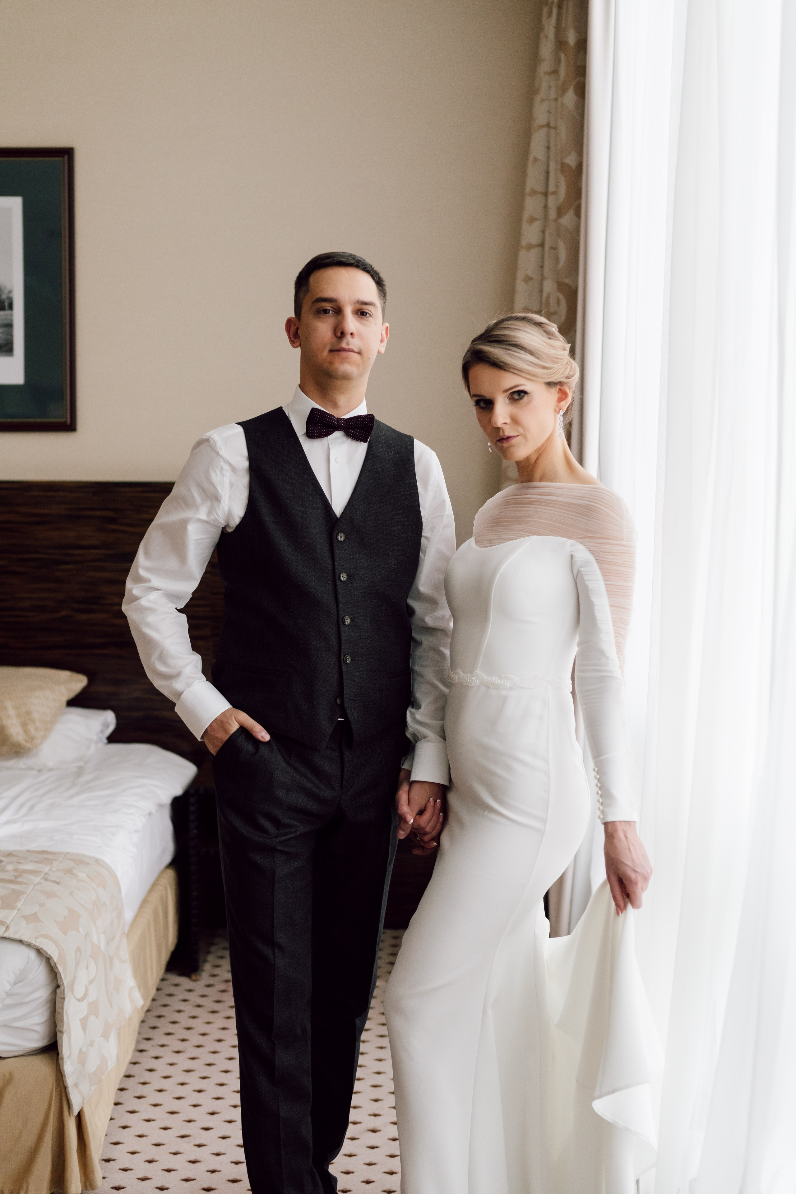 Свадебная фотосъёмка в отеле Plaza Garden. Сергей Гладков свадебный фотограф в Москве