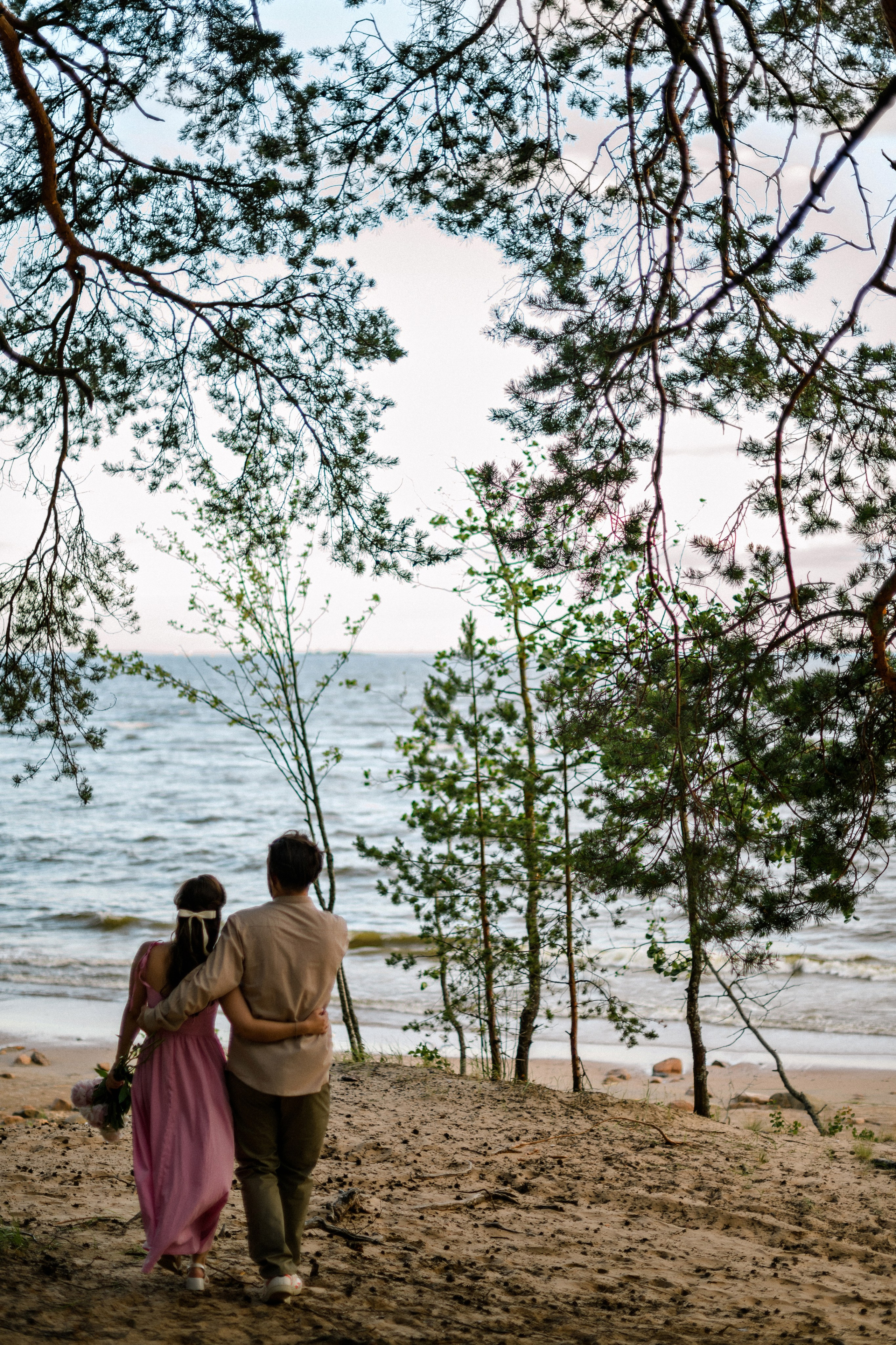 Настя и Вова Финский залив. Свадебный фотограф в Санкт-Петербурге София Шубик