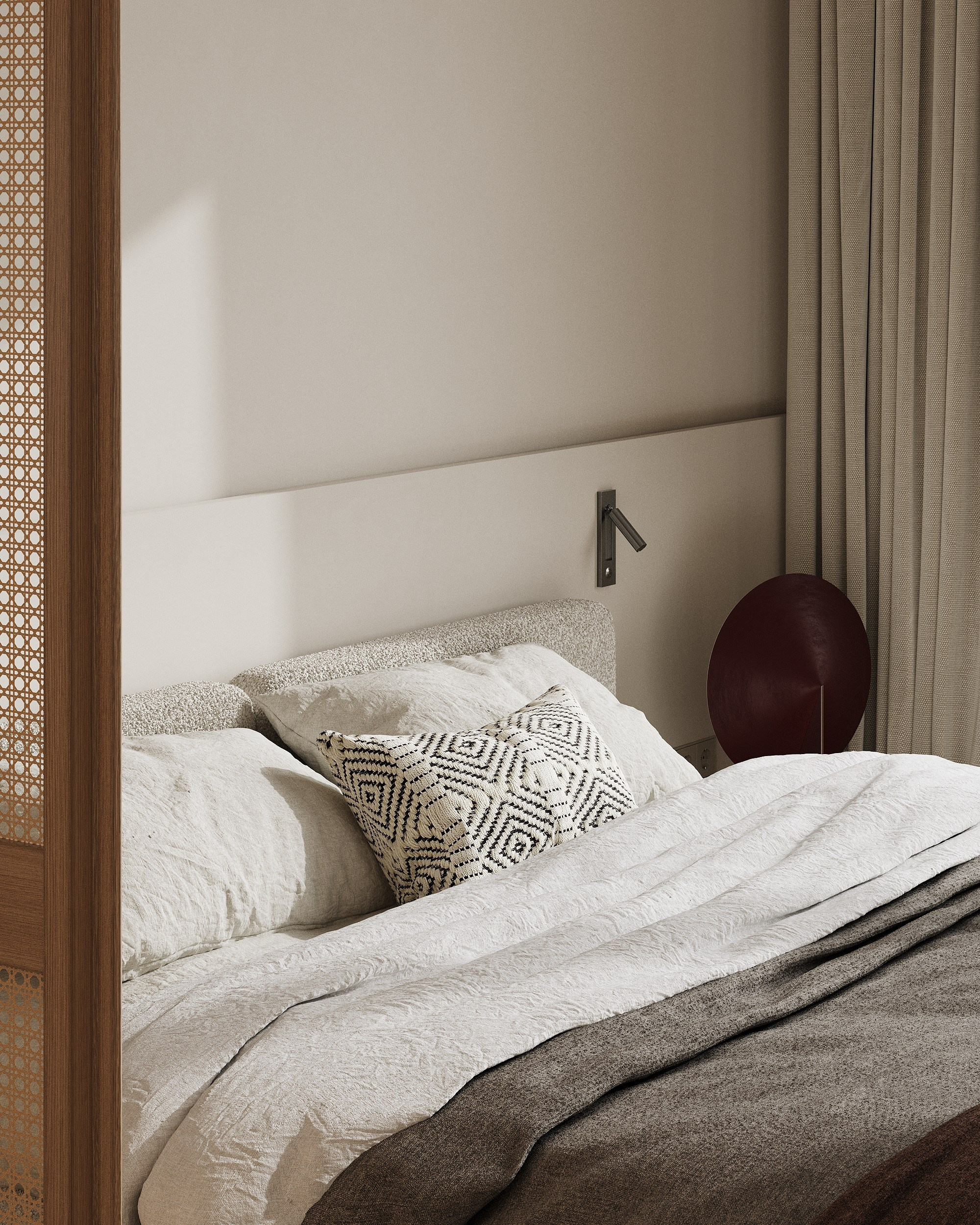 Спальня. Дизайн спальни. Светлая спальня. Минималистичная спальня. Дизайн интерьера. современный стиль, минимализм, функционализм, скандинавский стиль, interior design, minimalism