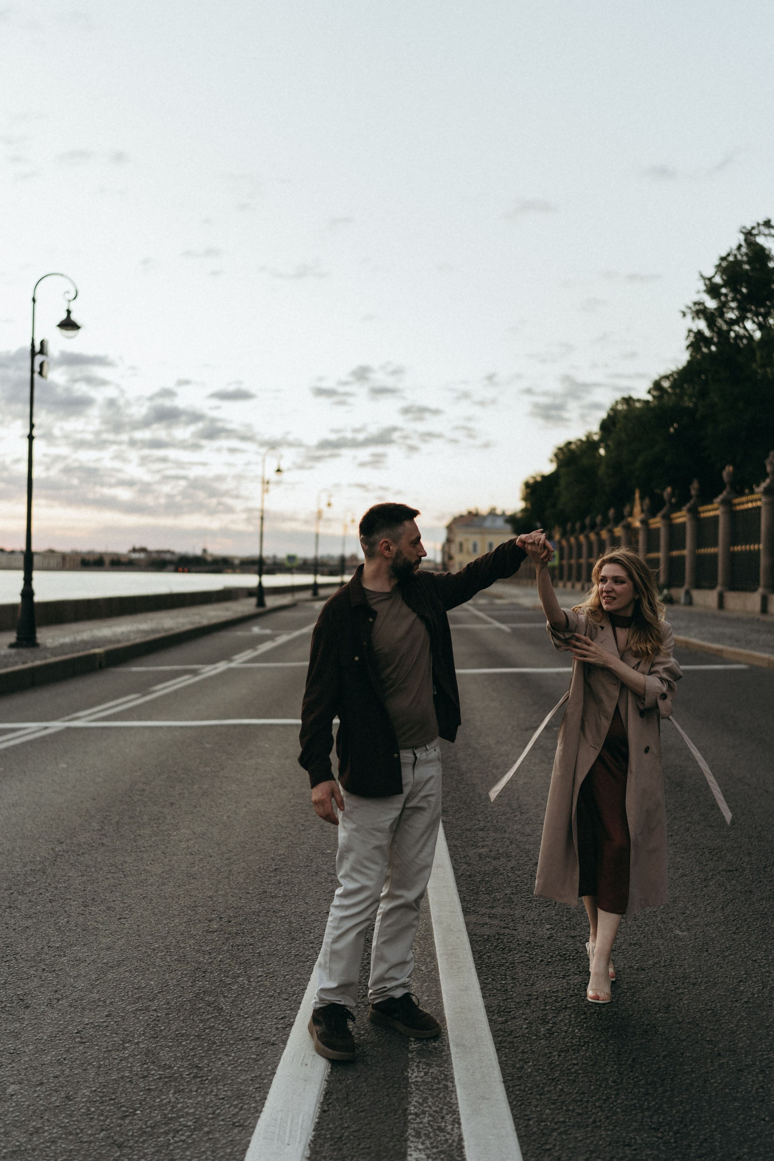 Максим и Настя / Разводные мосты. Фотограф в Санкт-Петербурге — Лучина Екатерина