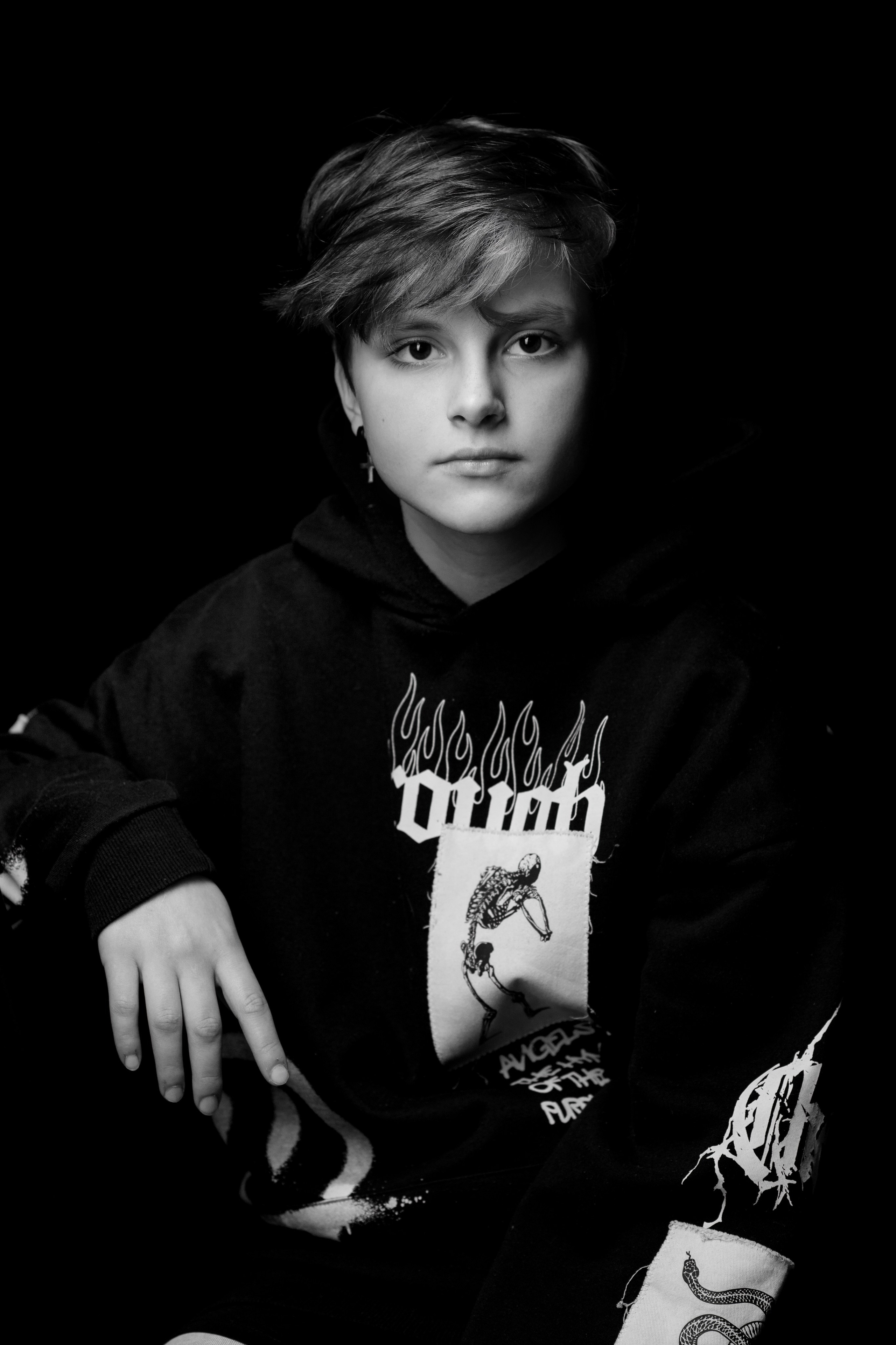 Студийная фотосессия девочки-подростка. Главная