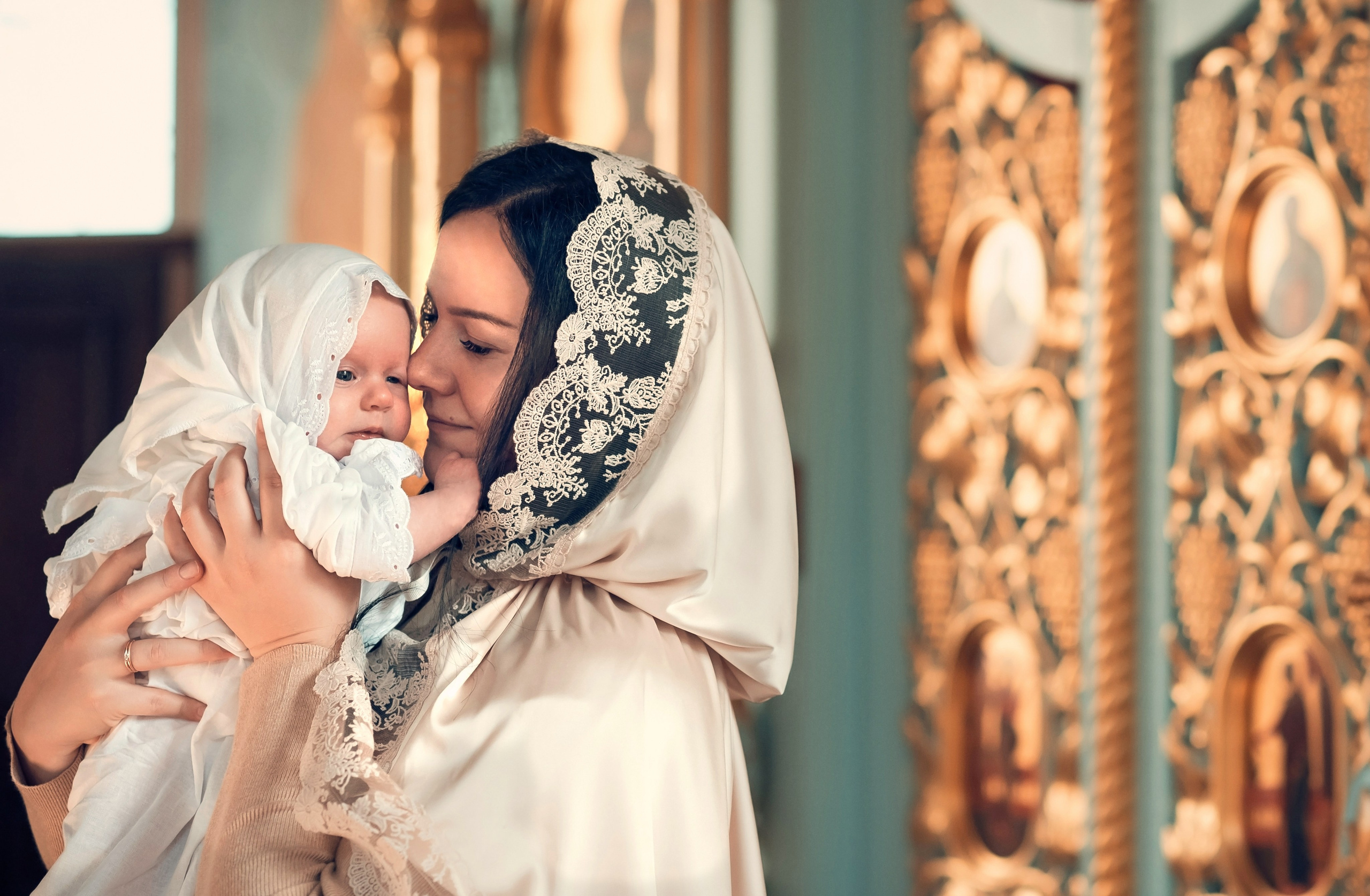Таинство Крещения Крестовоздвиженский храм. Семейный фотограф Олеся Батурина Рязань