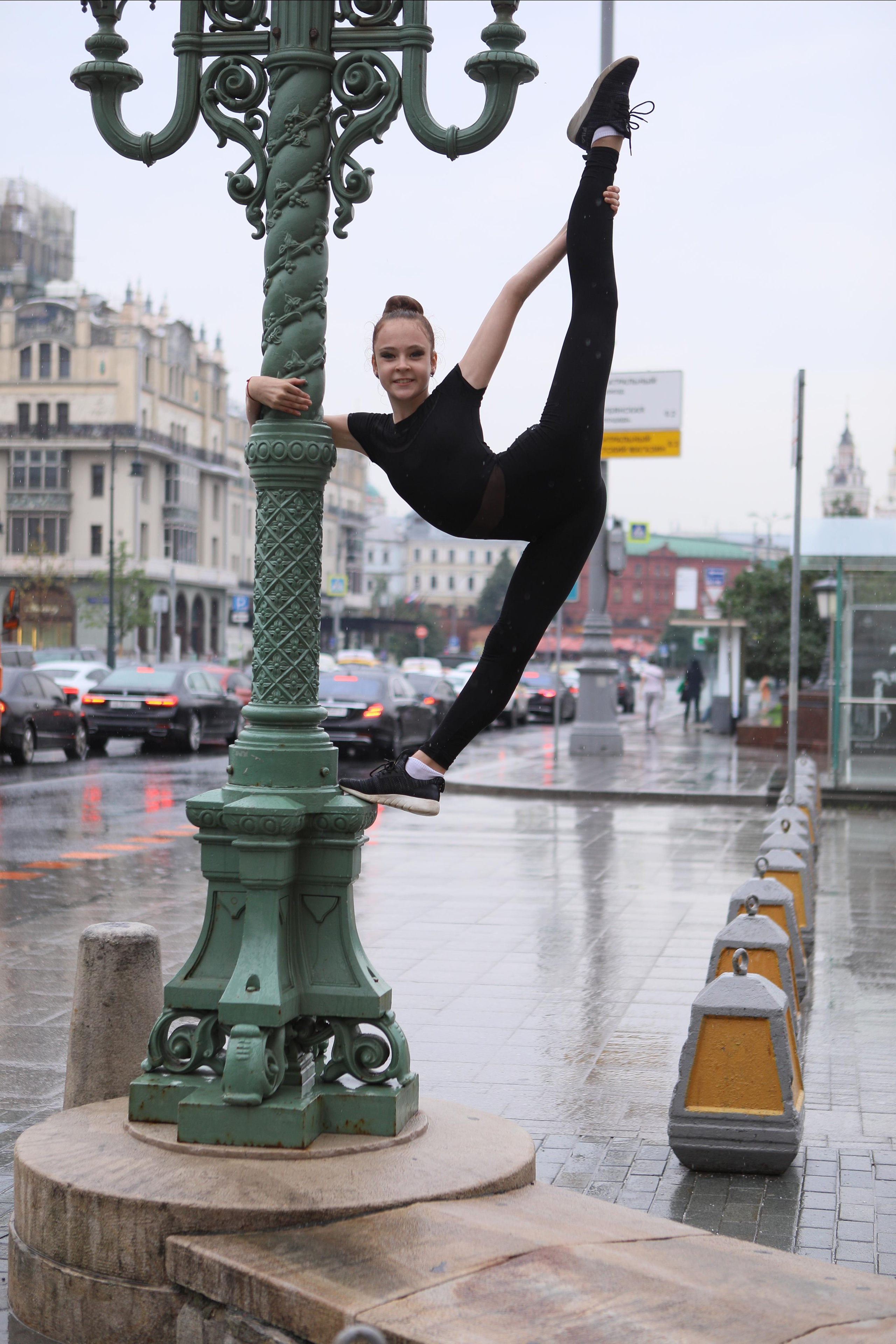 Фотосессия гимнасток в студии