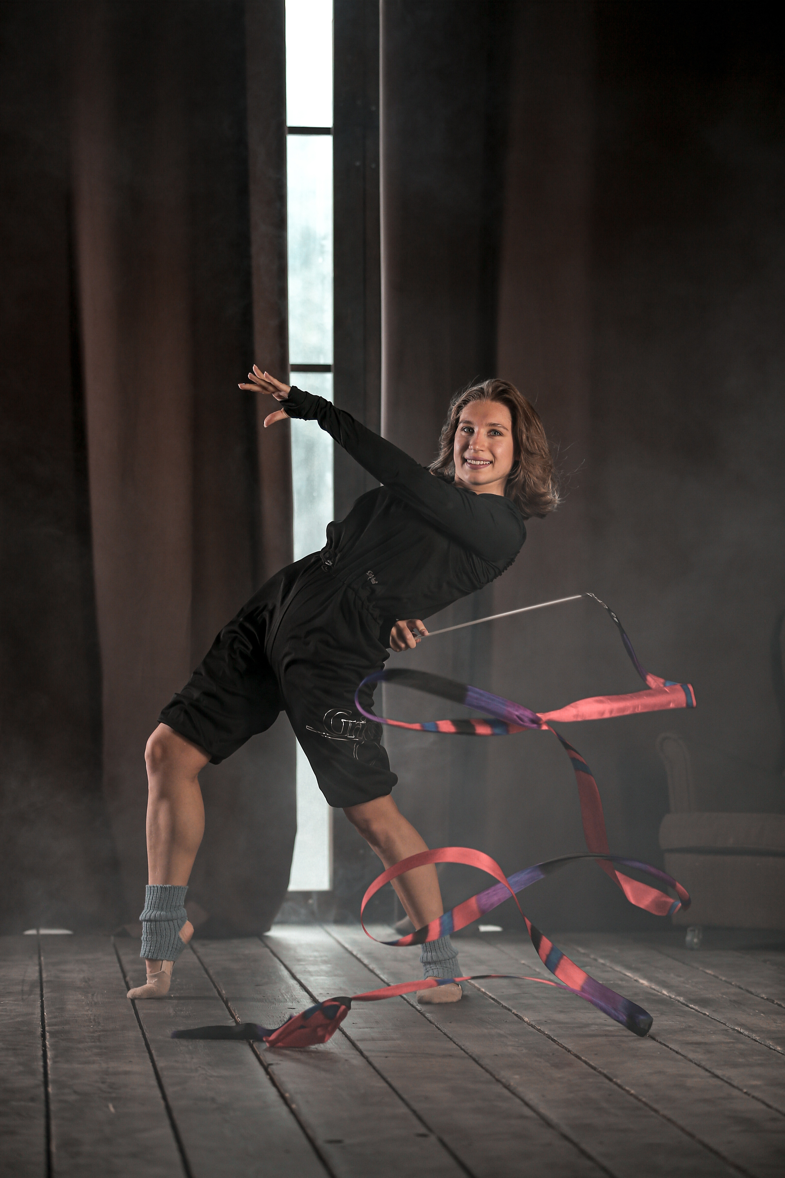 Фотосессия гимнасток в студии