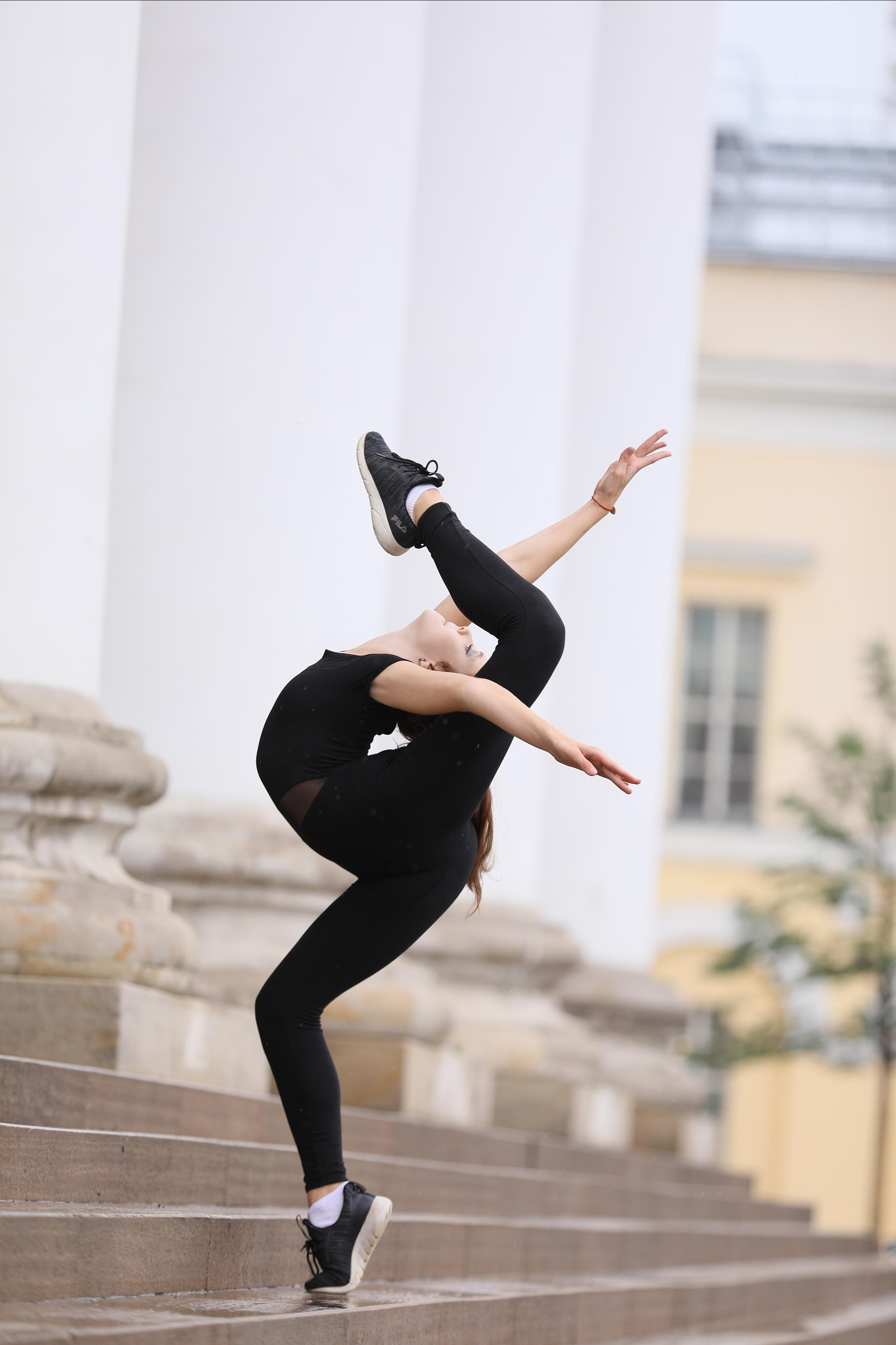 Фотосессия гимнасток в студии