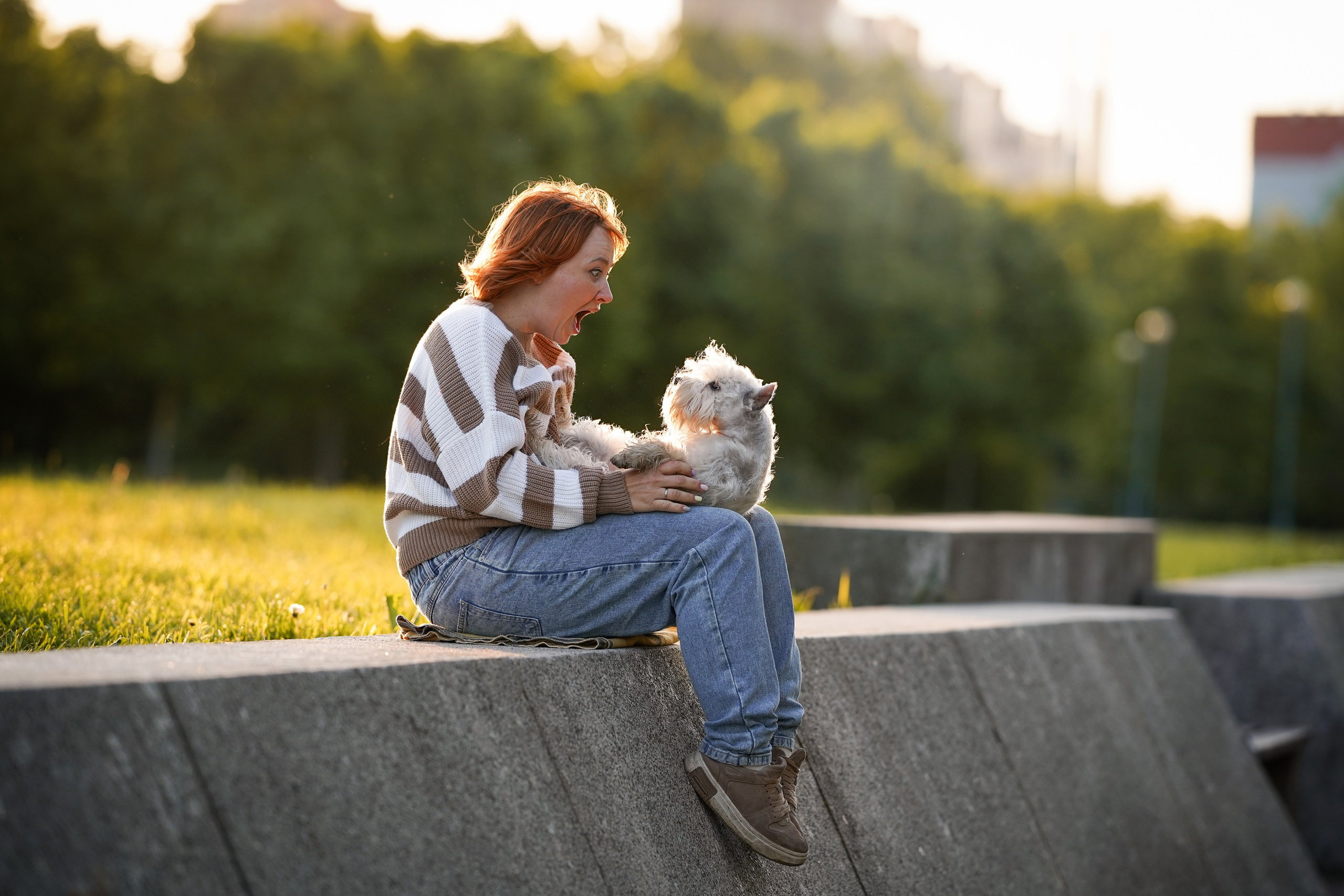 Оля и Доминик. Фотограф-анималист в Санкт-Петербурге Яна Мартынова