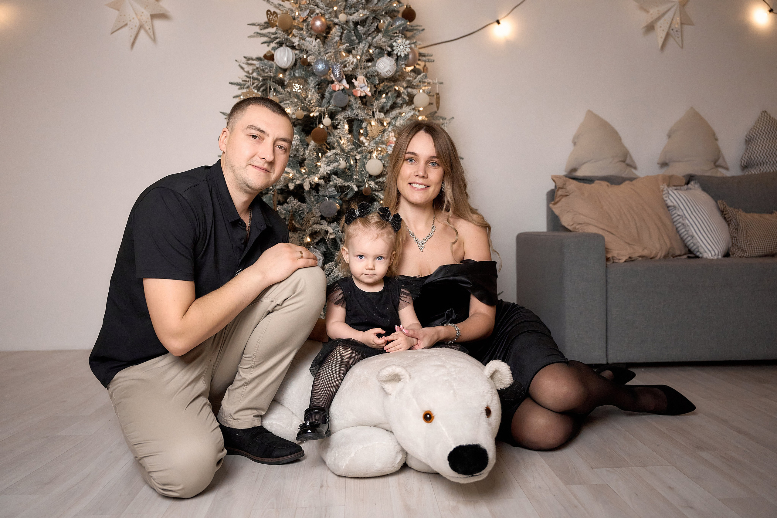 Новый год (семья Стефании). Свадебный и семейный фотограф в Красноярске Надежда Арефьева