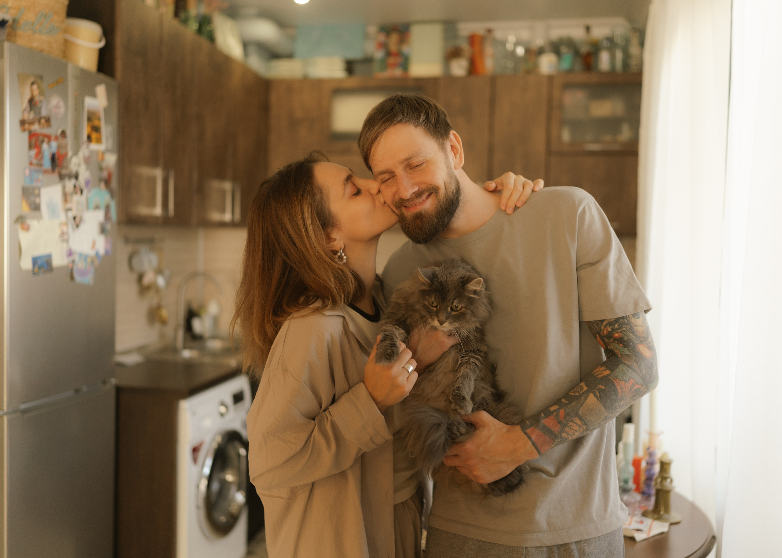 Катя и Андрей | домашняя. Фотограф в Новосибирске Диана Ильиных