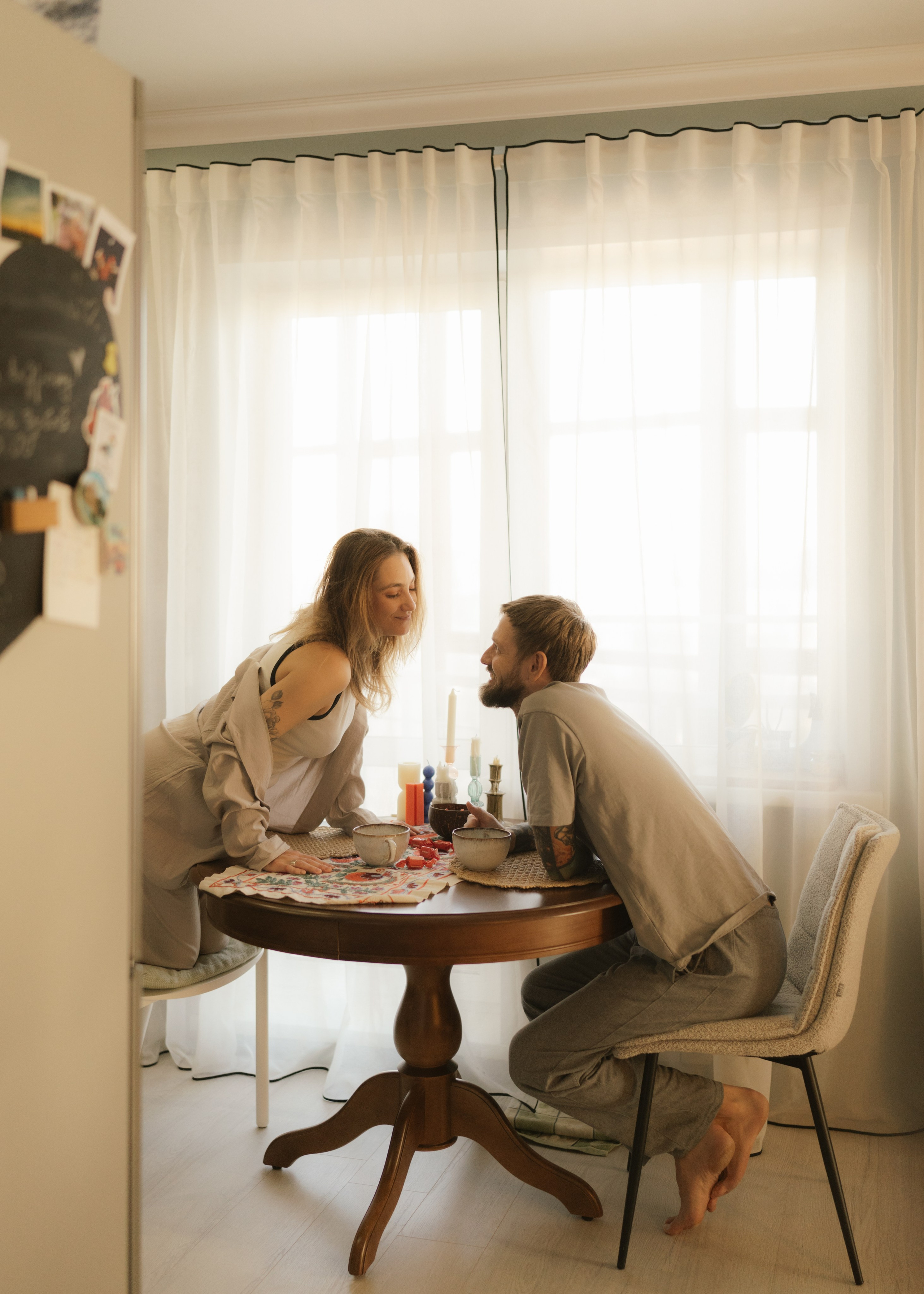 Катя и Андрей | домашняя. Фотограф в Новосибирске Диана Ильиных